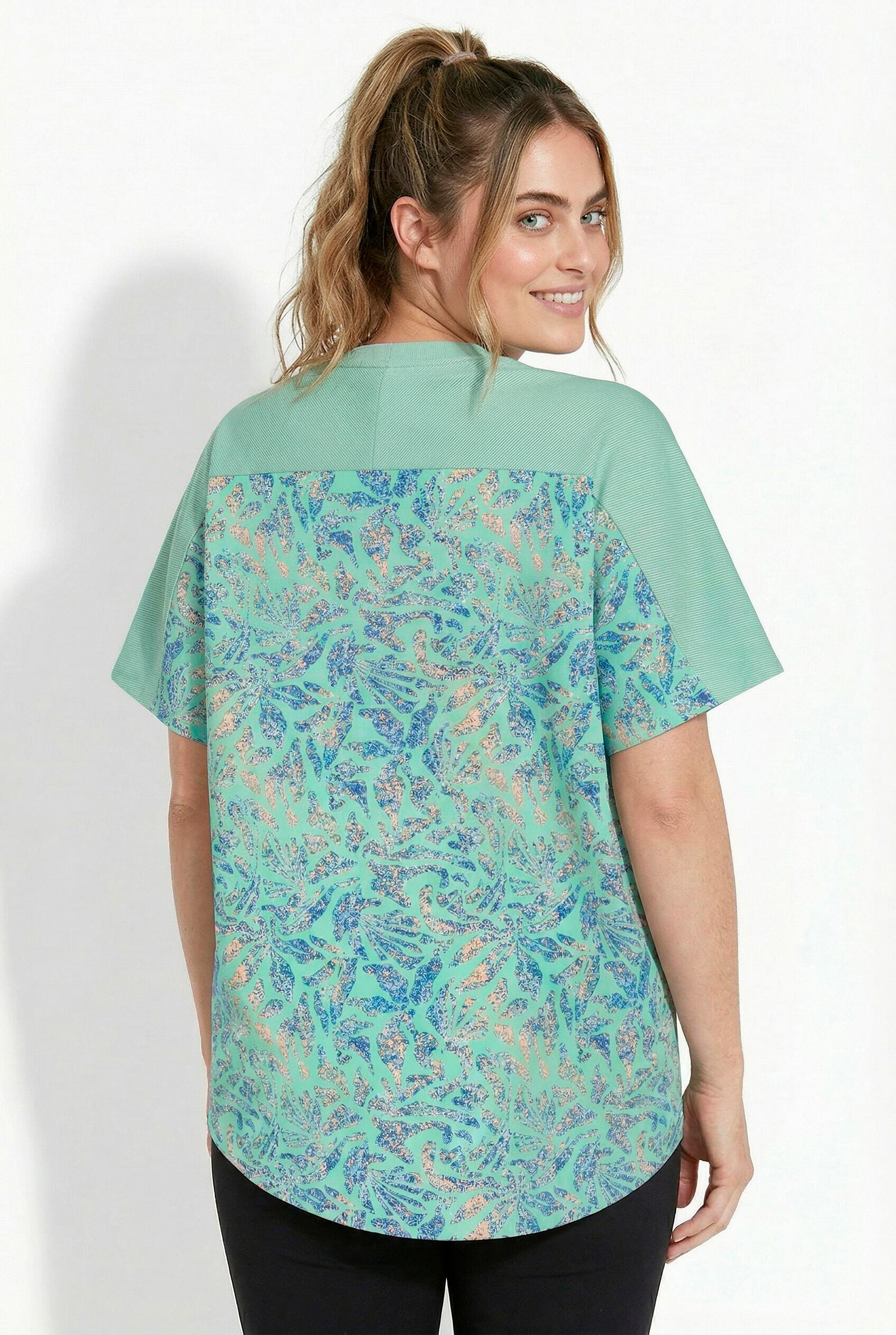 Femme T-shirt technique corail col rond et manches courtes 2/7