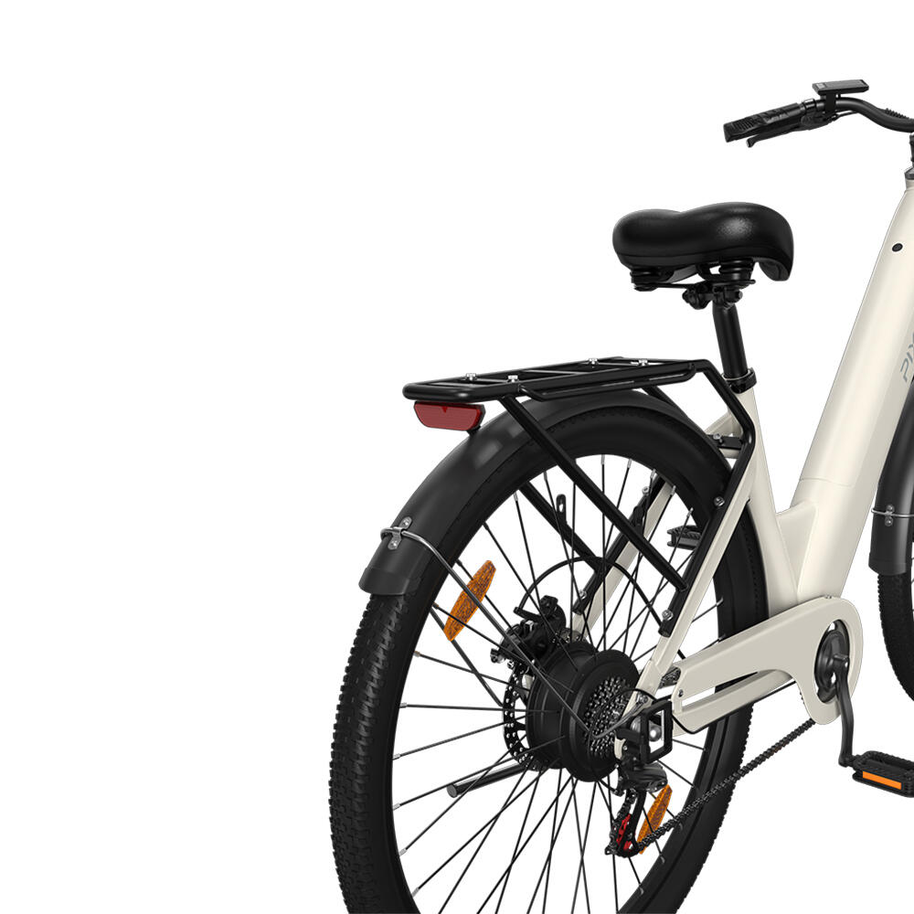 PIXAR C1 elektrische fiets, 36V 13Ah verwijderbare accu, Shimano 7 versnellingen 7/7