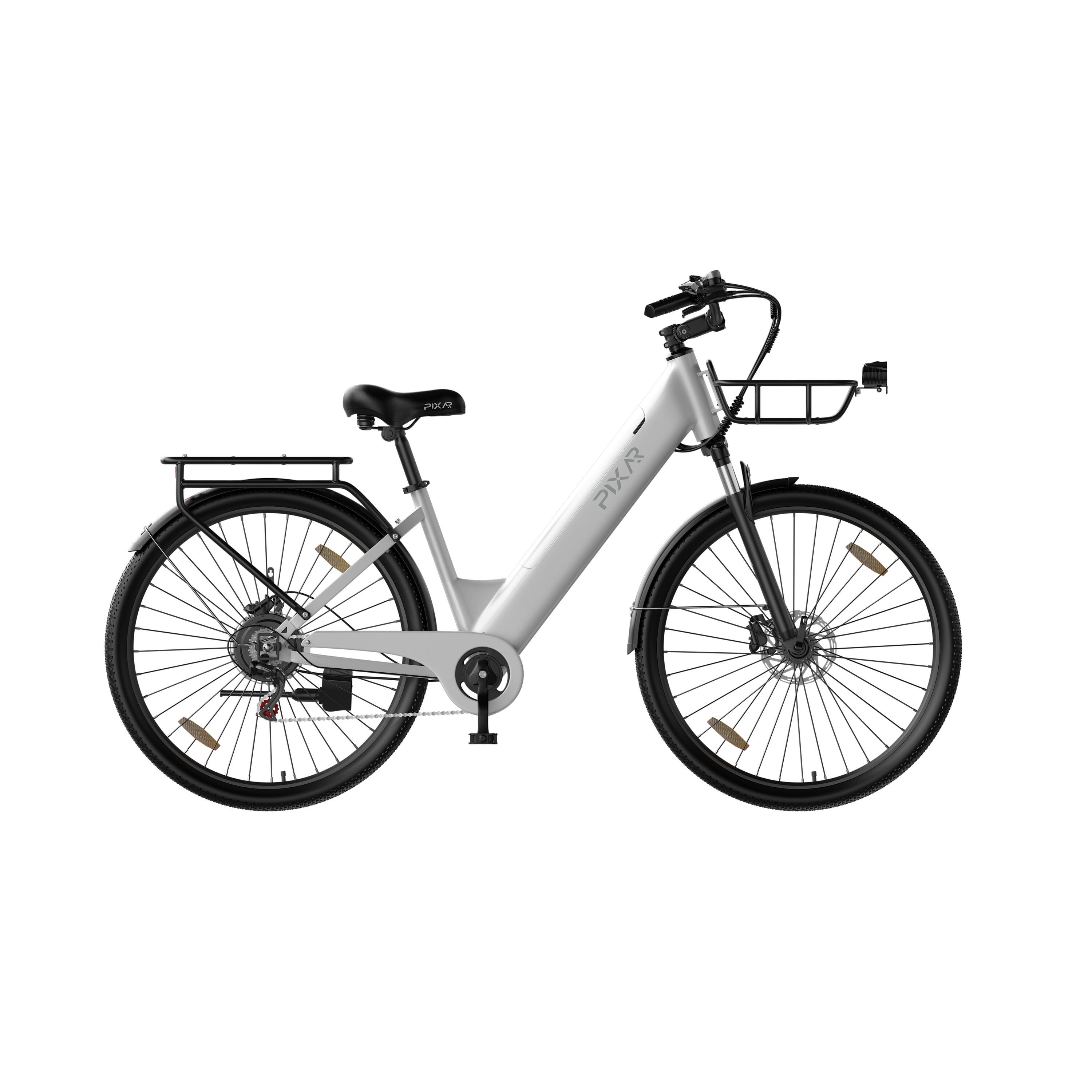 Bicicleta elétrica PIXAR C1 Pro para mulher com bateria de lítio de 36V 18Ah 3/7