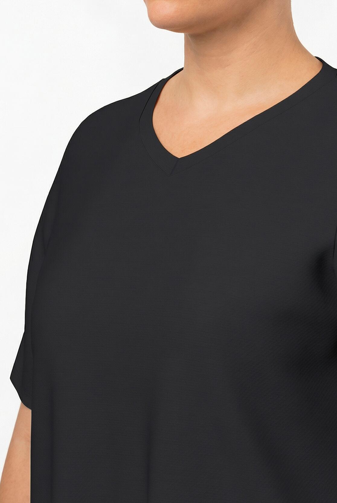 Femme T-shirt technique col en V manches courtes recyclé 3/7