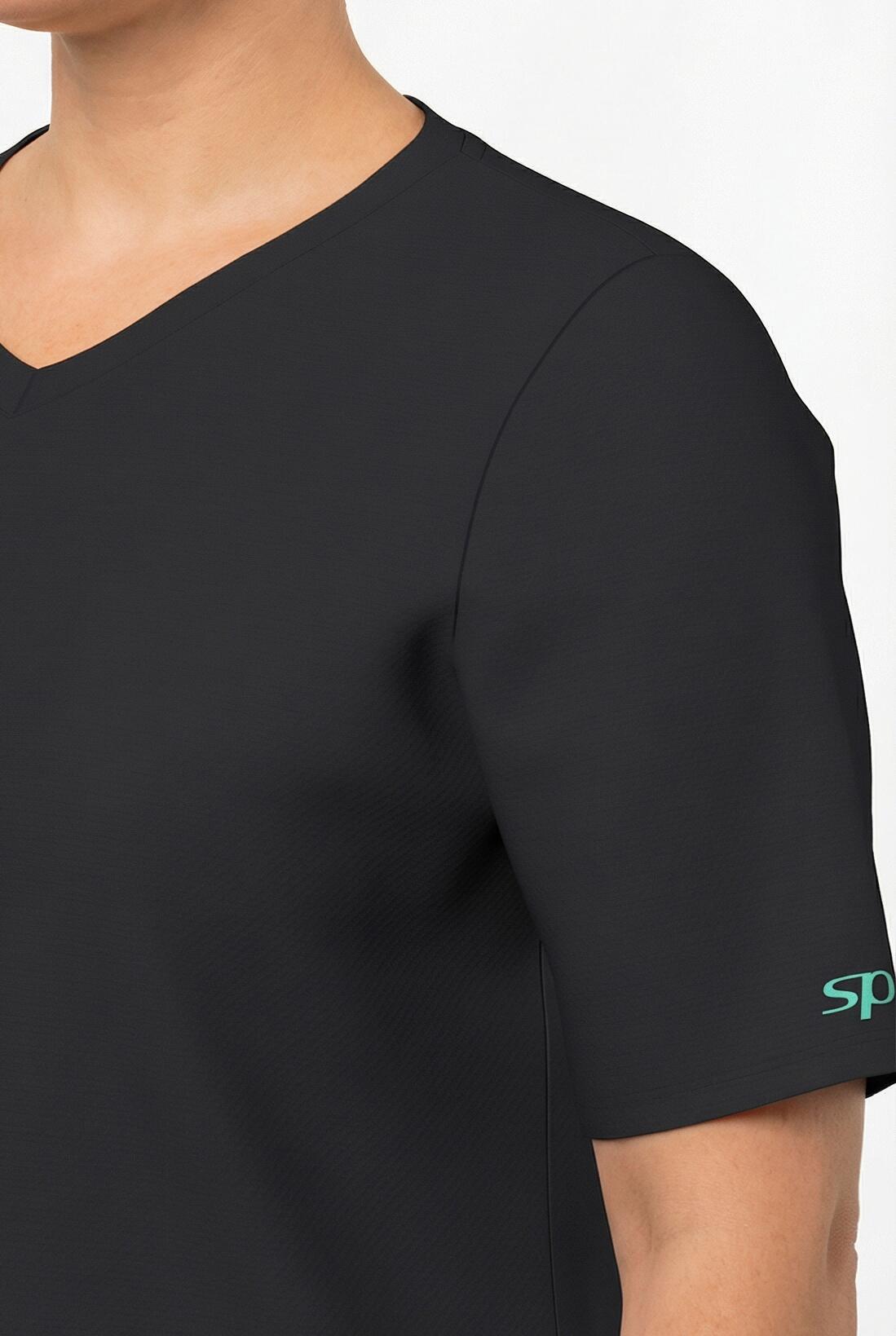 Femme T-shirt technique col en V manches courtes recyclé 4/7
