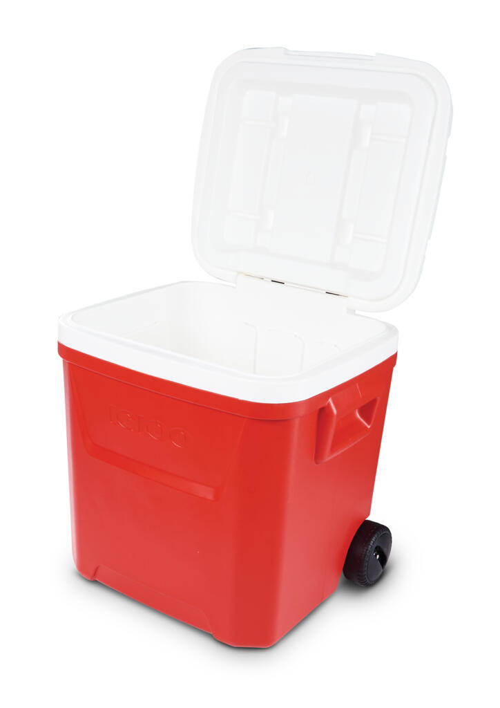 Laguna 60 Roller rosso frigoriferi portatile passivi con ruote 56 litri 5/6