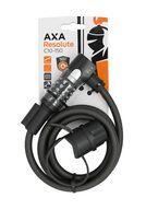 Axa resolute kabelslot 150x10 mm met 4-cijferige code, matzwart