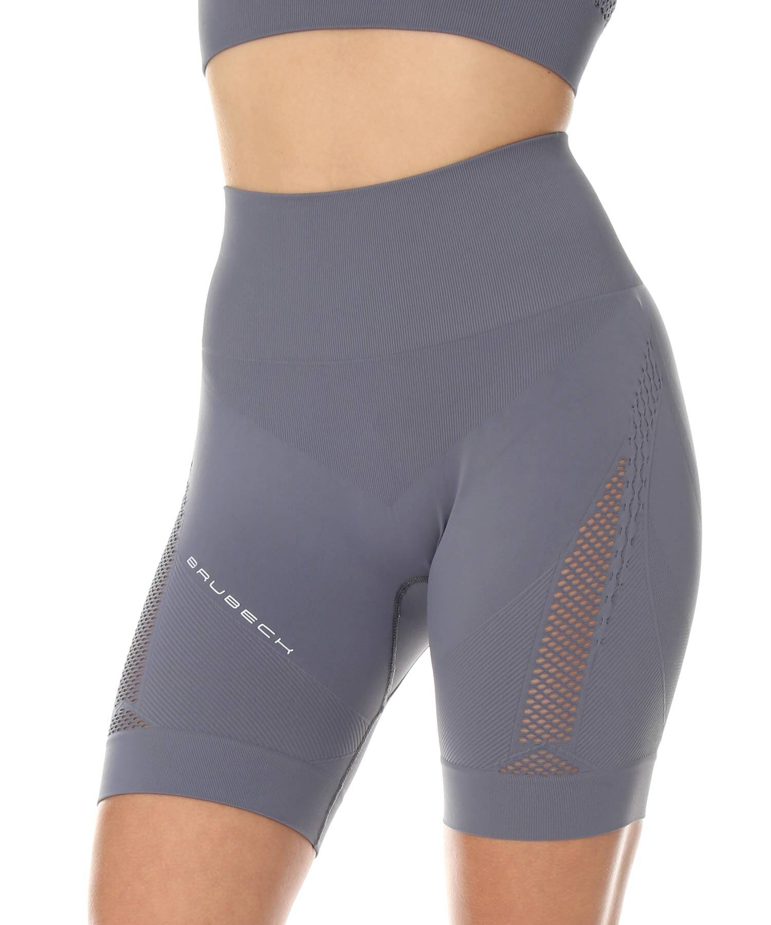 Legginsy damskie treningowe z któtką nogawką Brubeck GYM
