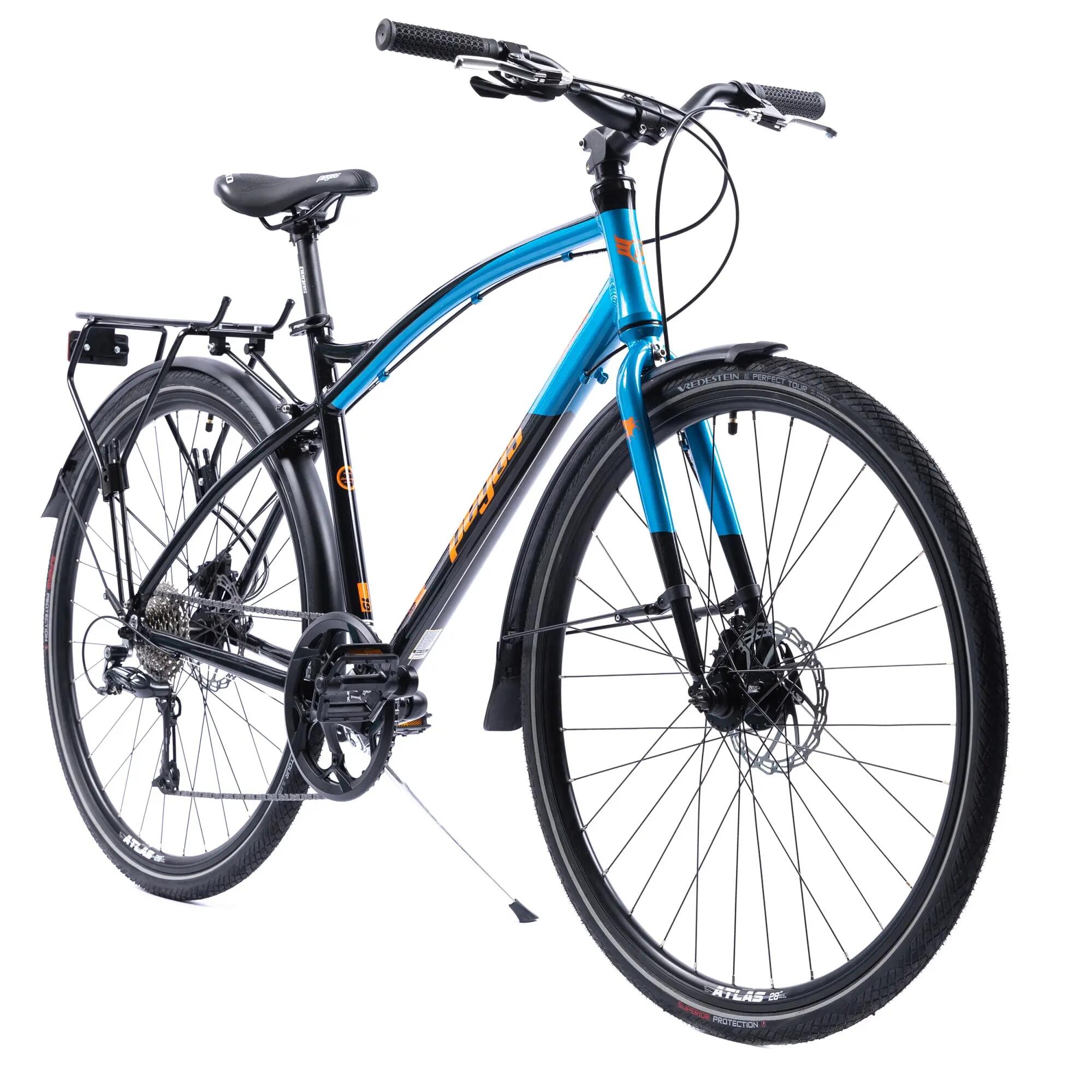 Bicicleta Trekking Pegas Hoinar - 28 inch, M, Negru 3/7