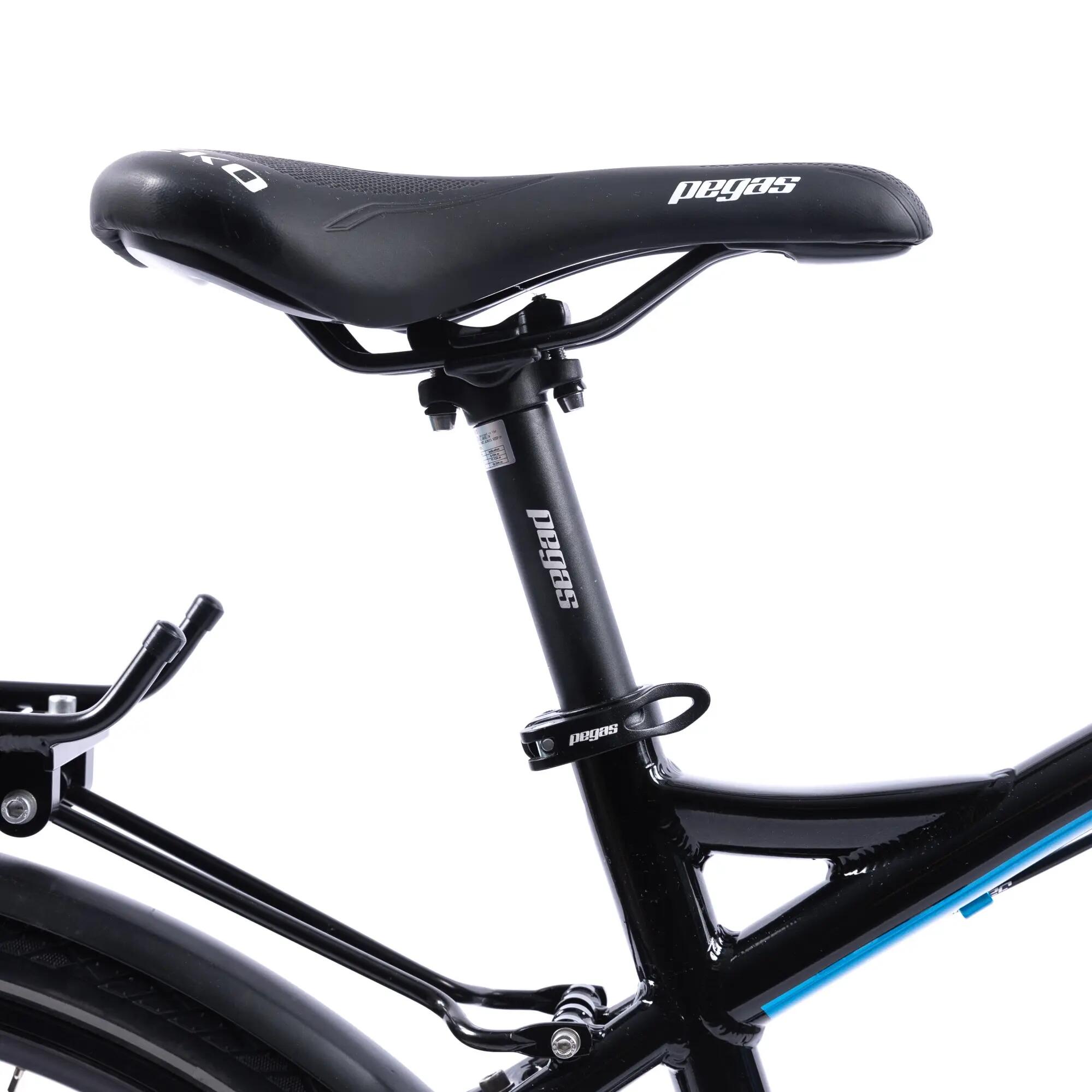 Bicicleta Trekking Pegas Hoinar - 28 inch, M, Negru 5/7