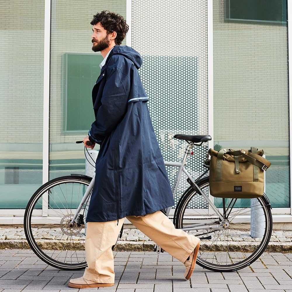 Weathergoods Sweden CITY Bike Satchel borsa bici convertibile oliva 2/6