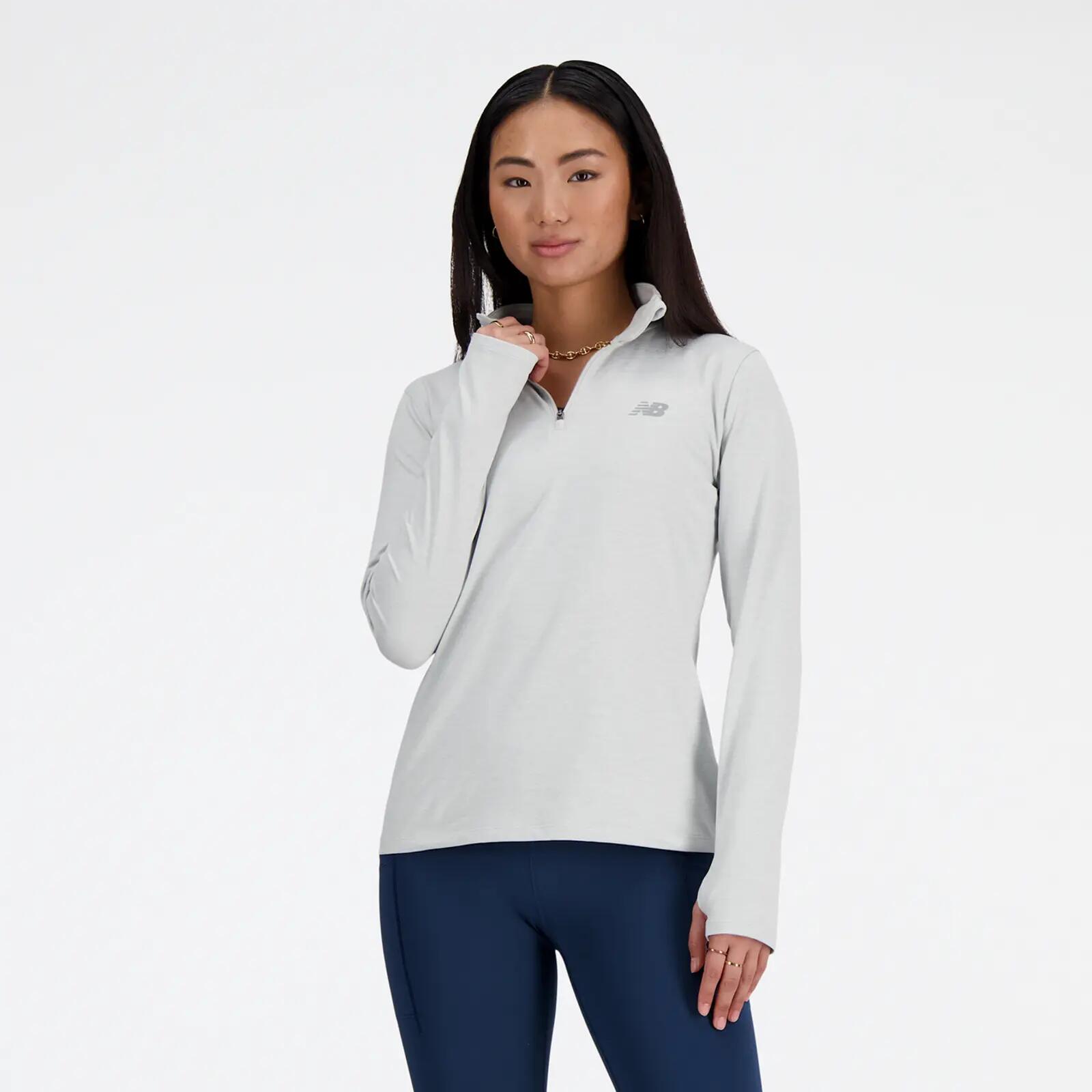 1282 Unisex Sport Essentials Space Dye Quarter-Zip Pullover 3/3