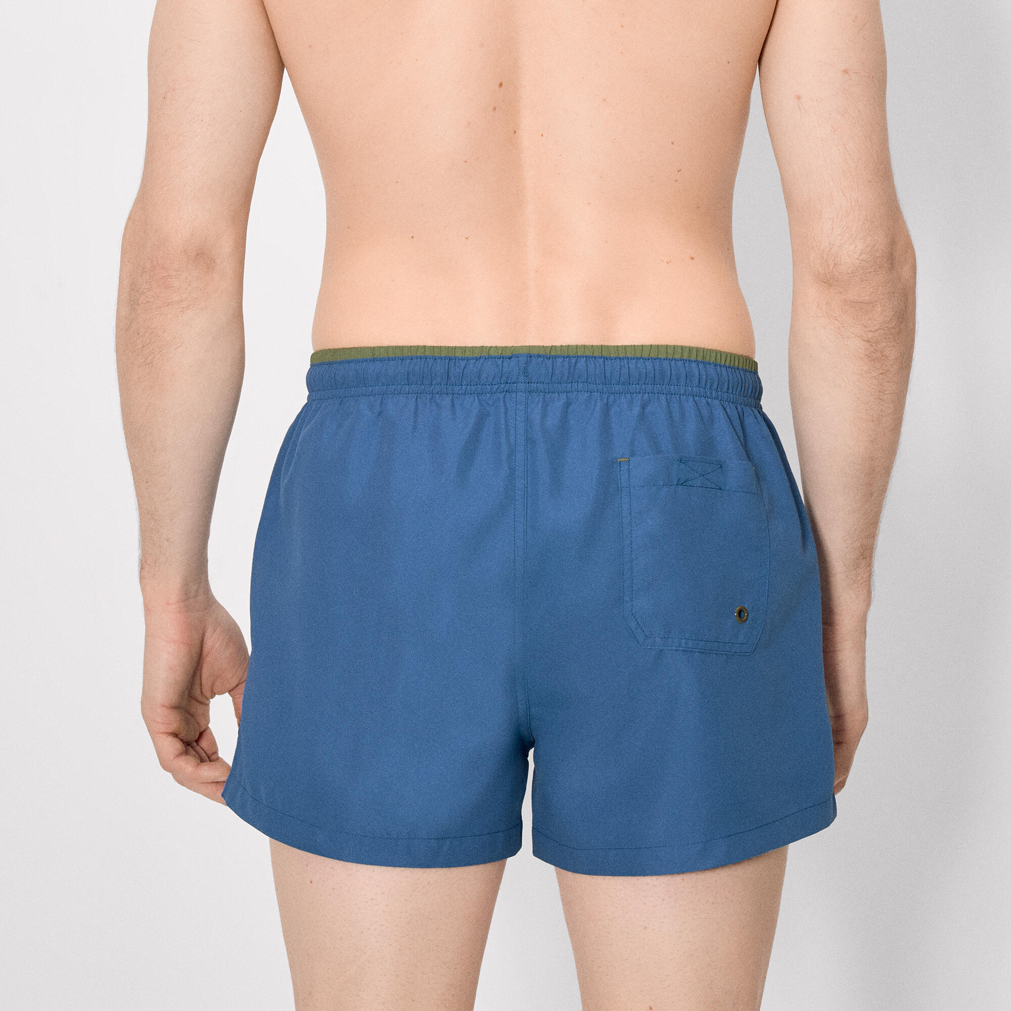 maillot de bain bleu basique 2/4