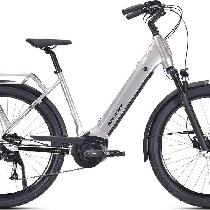 Sunn Skill Electric City Bike Shimano Altus 9V 400 Wh 27.5'' Grey