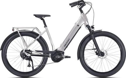 Sunn Skill Elektrische Stadsfiets Shimano Altus 9V 400 Wh 27,5'' Grijs
