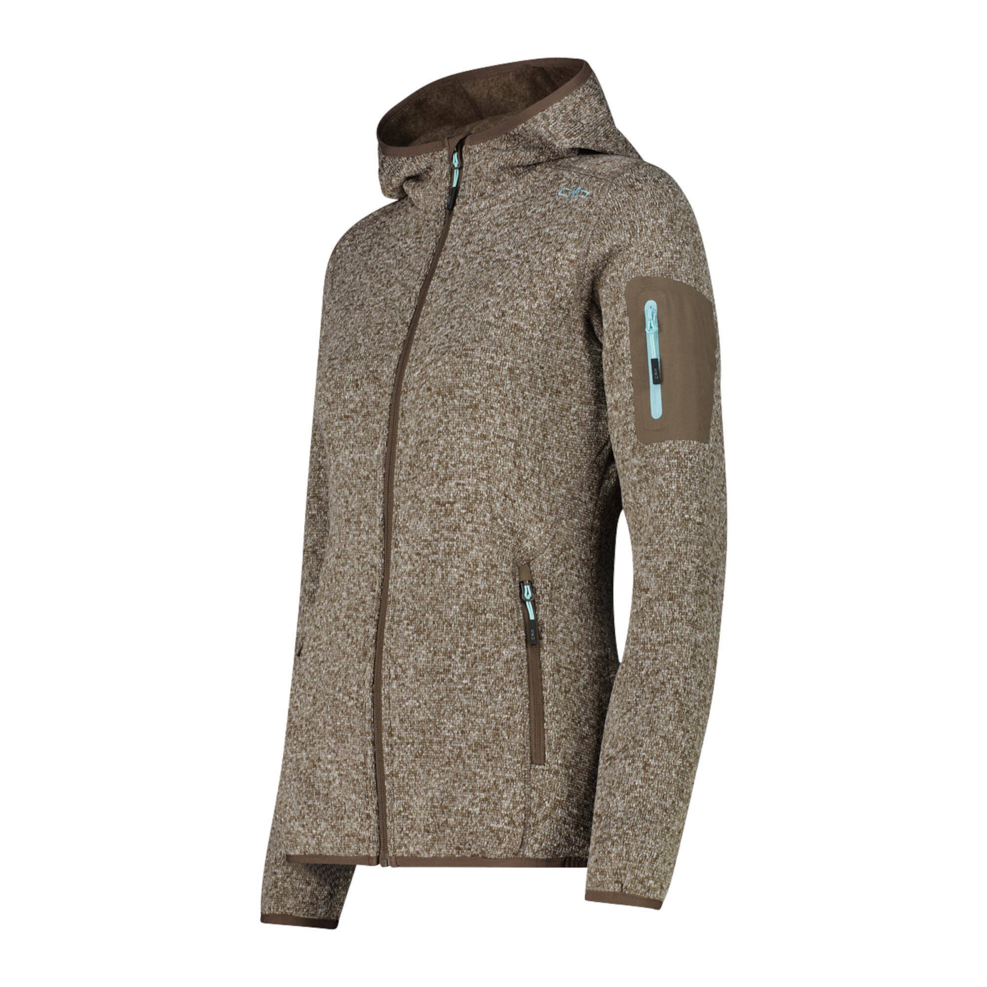 CMP Damen Jacke Knitted Melange Hoody 3H19826 3/3