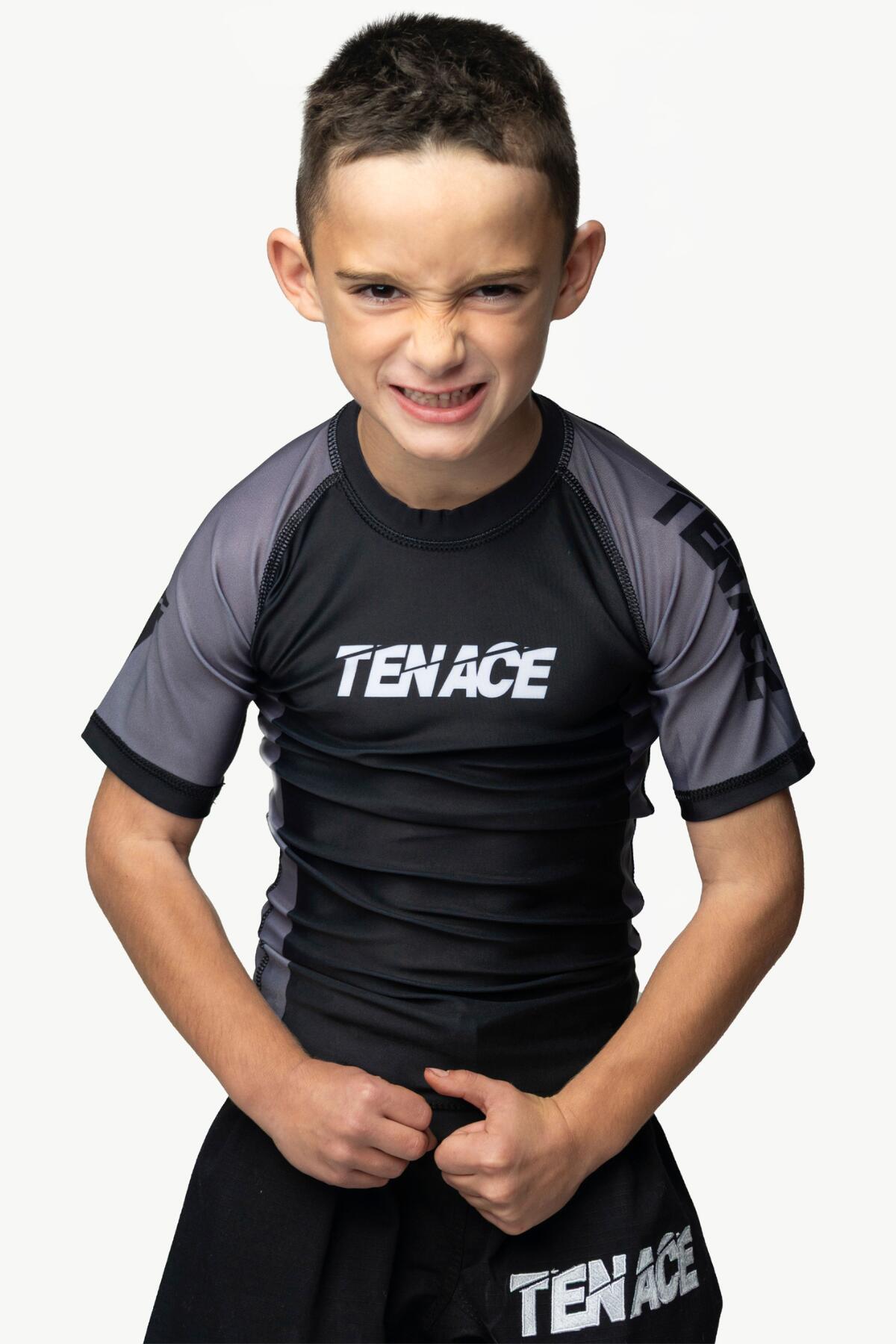 Camisola de compressão Tenace Cinzento para Crianças - Competição 3/6