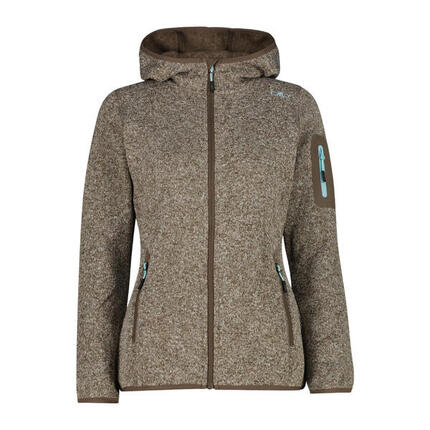 CMP Damen Jacke Knitted Melange Hoody 3H19826