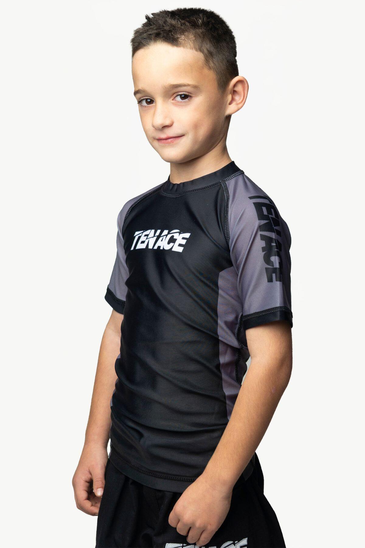 Camisola de compressão Tenace Cinzento para Crianças - Competição 5/6
