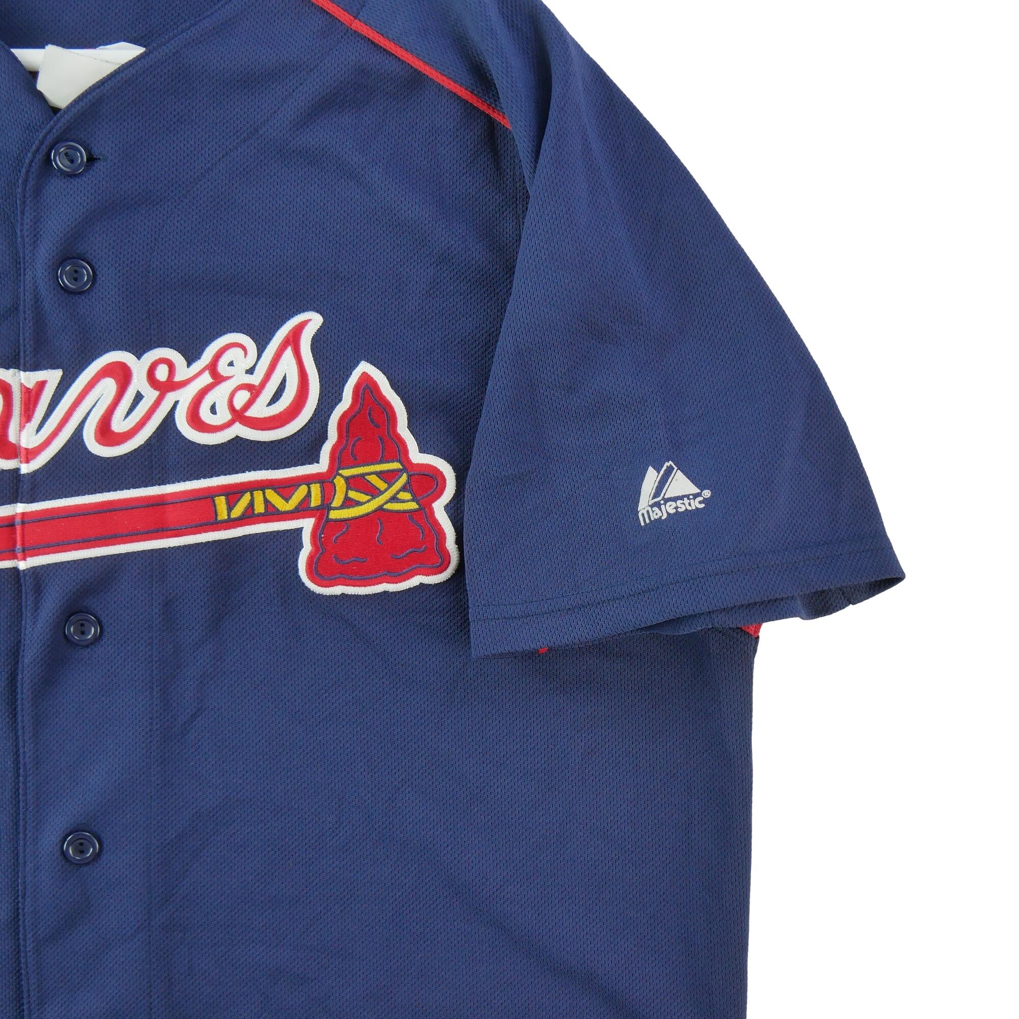 Segunda Vida - Camiseta Hombre Majestic Atlanta Braves MLB - Muy Bueno 5/7
