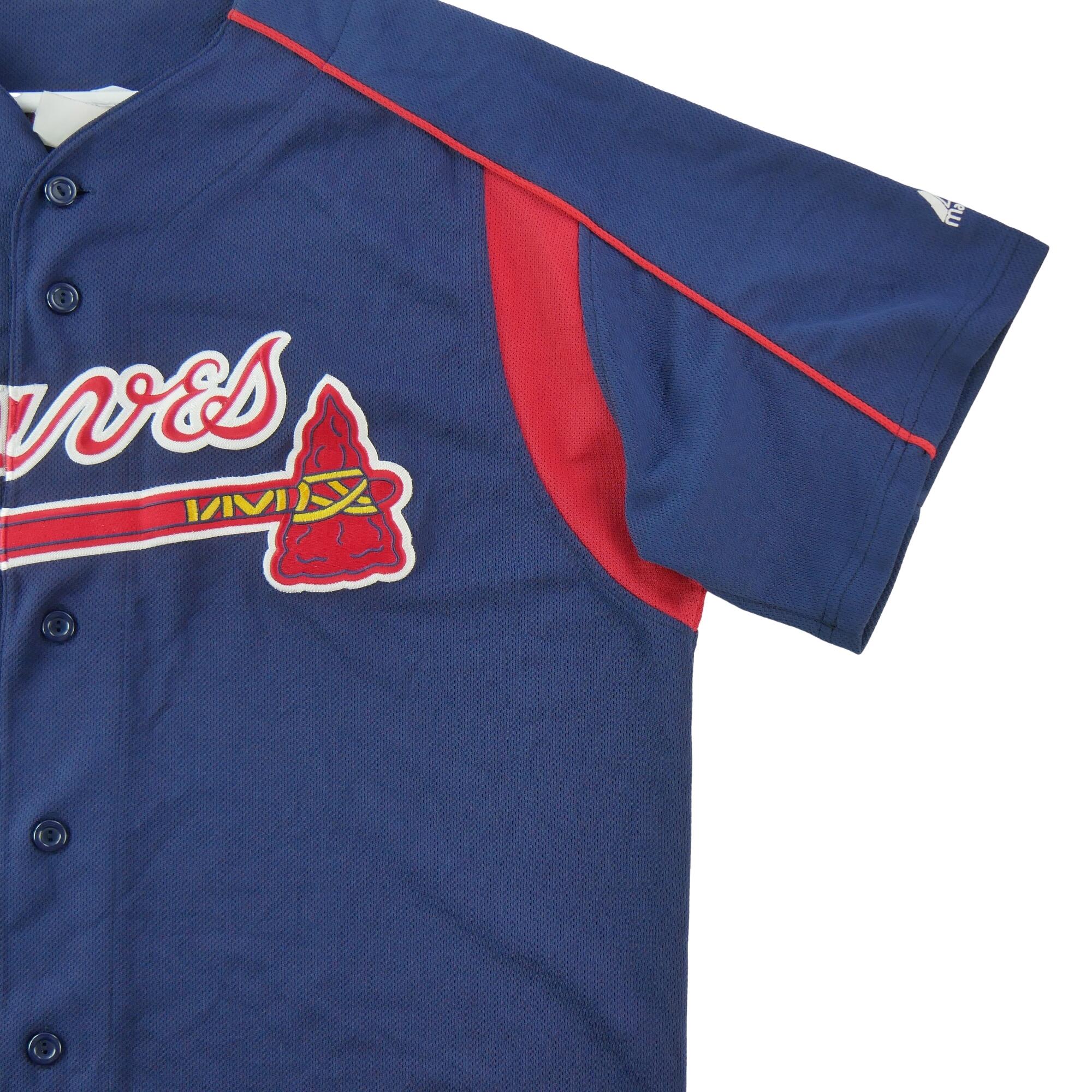 Segunda Vida - Camiseta Hombre Majestic Atlanta Braves MLB - Muy Bueno 4/7