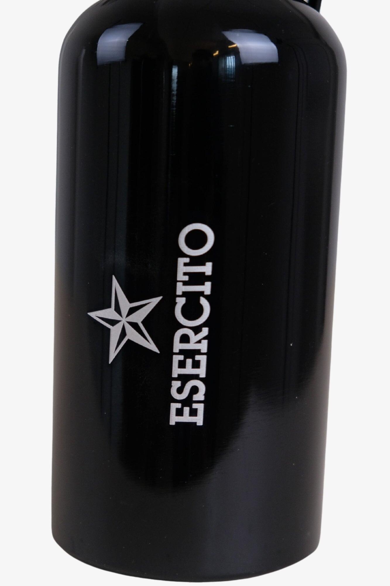 Borraccia Esercito in alluminio con moschettone 300 ml 2/3