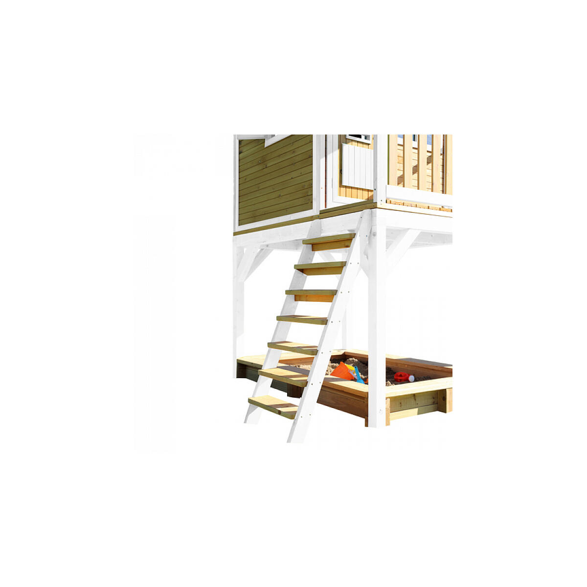 AXI Classic Sarah Maisonette Braun Weiß Folie Grau 4/5