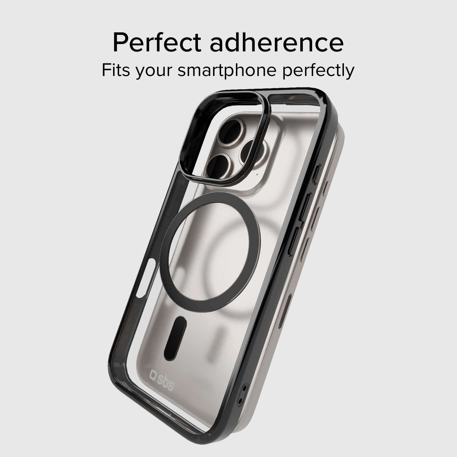 Coque iPhone 16 Pro bords colorés compatible MagSafe 3/7