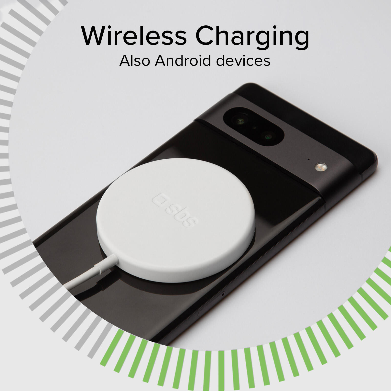 Caricatore caricabatterie wireless per Android ed iPhone 16/15/14/13/12 4/6