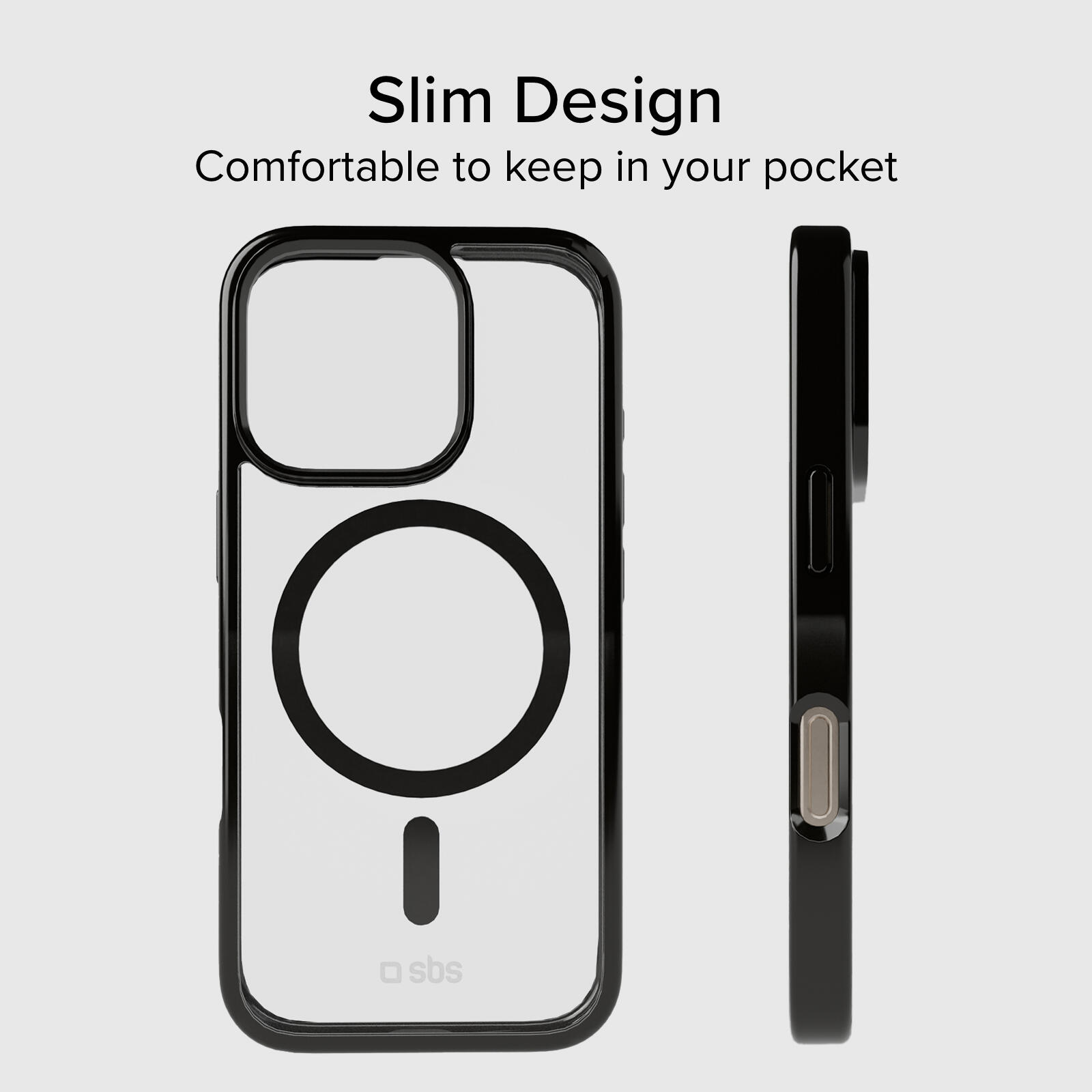 Coque iPhone 16 Pro bords colorés compatible MagSafe 7/7
