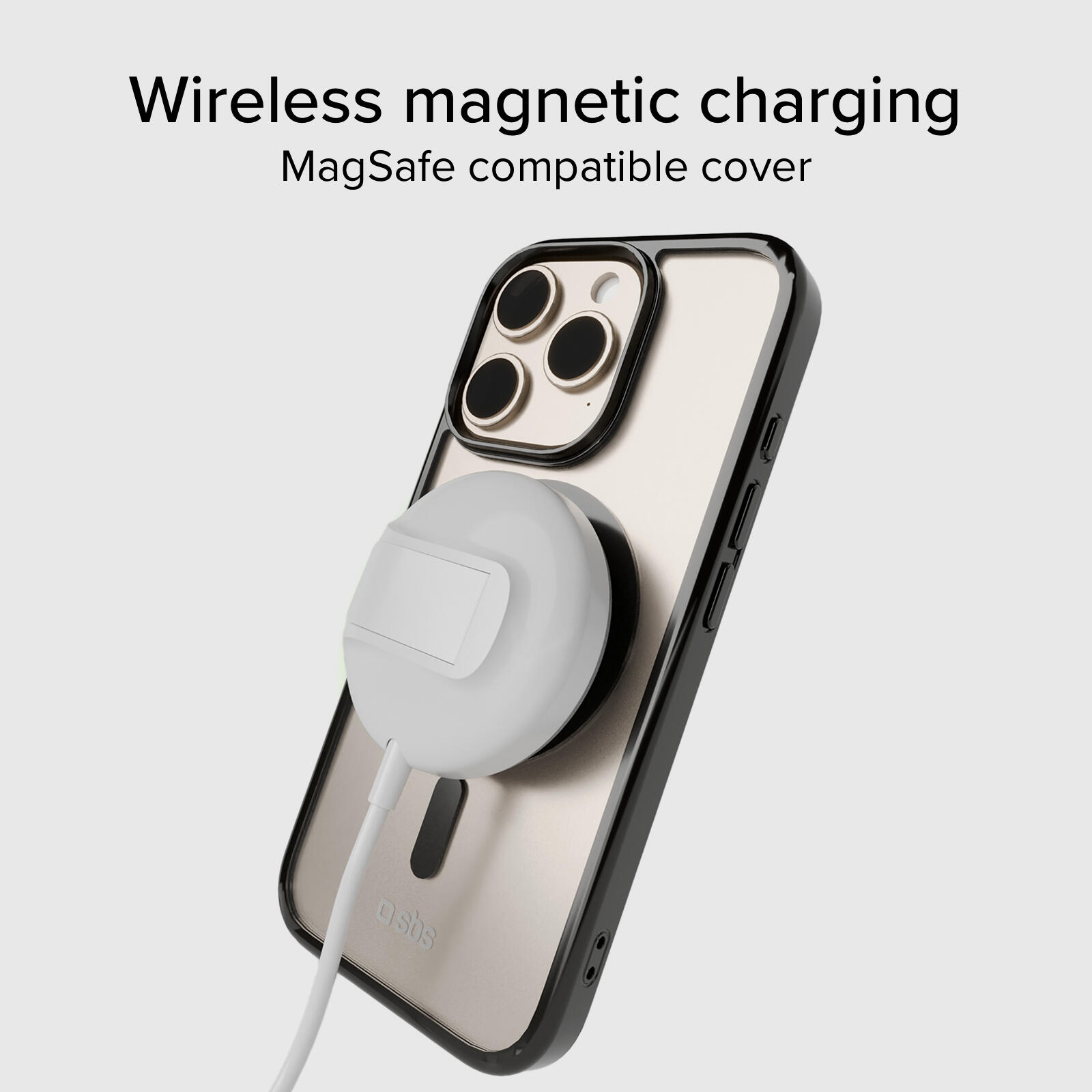 Coque iPhone 16 Pro bords colorés compatible MagSafe 5/7