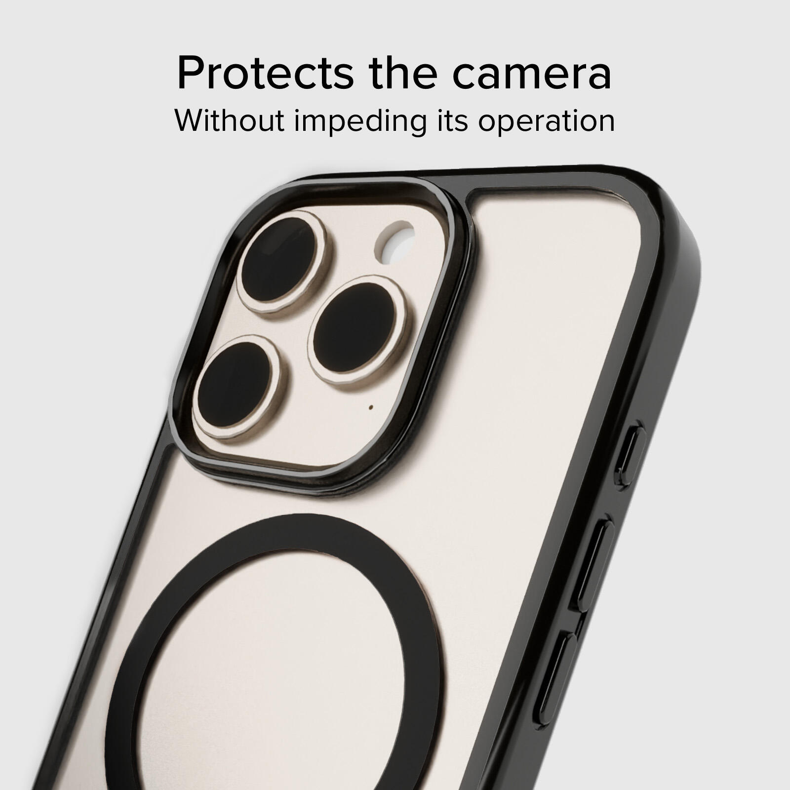 Coque iPhone 16 Pro bords colorés compatible MagSafe 4/7