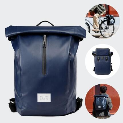Sac à Dos Vélo Étanche Bleu COMMUTER Bikepack