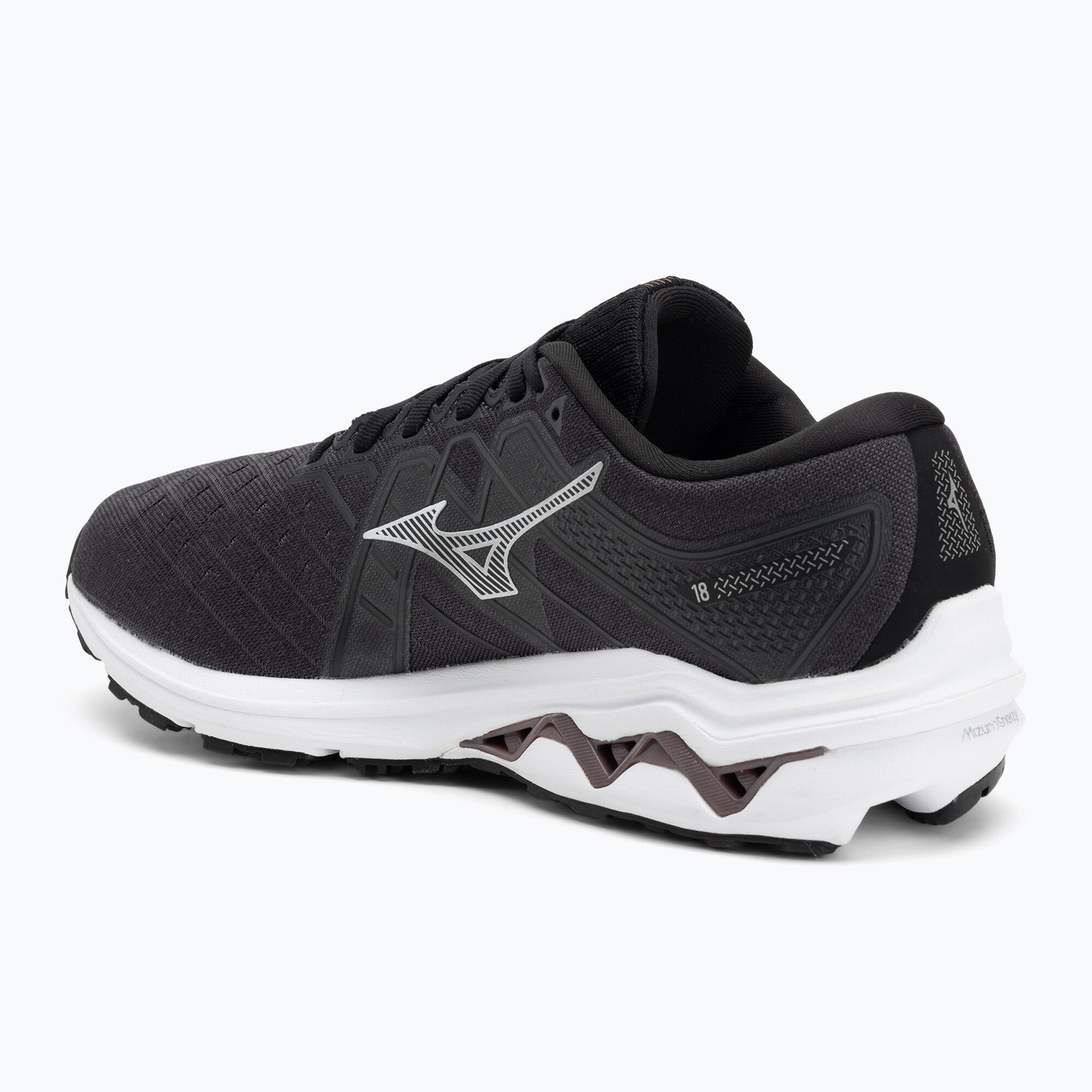 Buty do biegania męskie Mizuno Wave Inspire 18 D black/silver/ebony 3/7