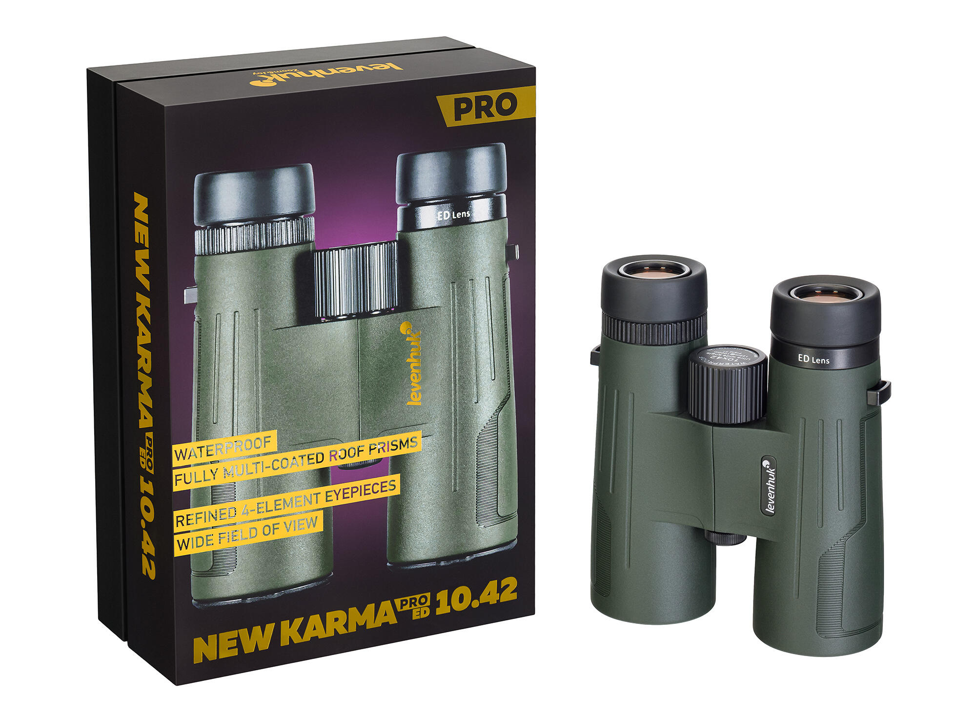 Jumelles Levenhuk New Karma PRO ED 10x42 5/7