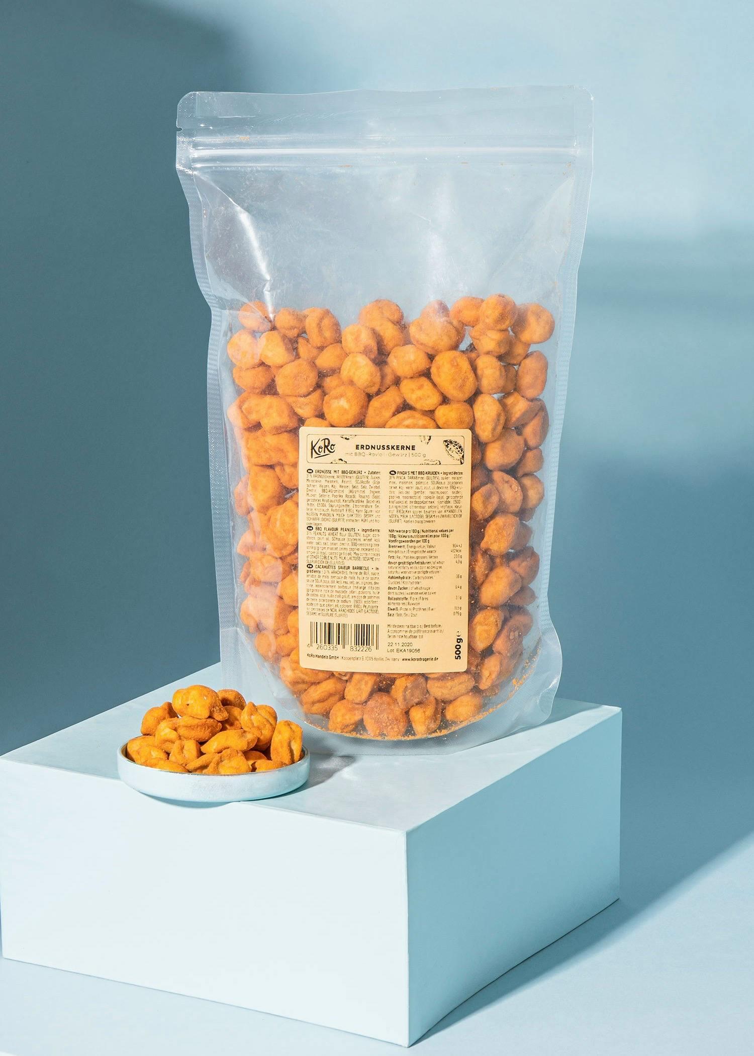 Cacahuètes saveur barbecue 500 g 2/7