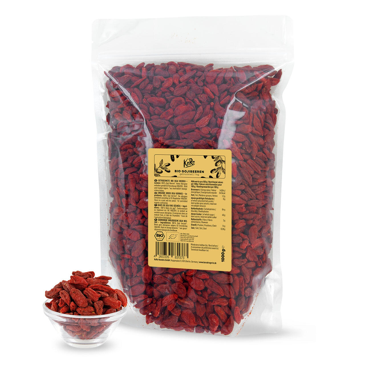 Baies de goji bio 1 kg 4/6