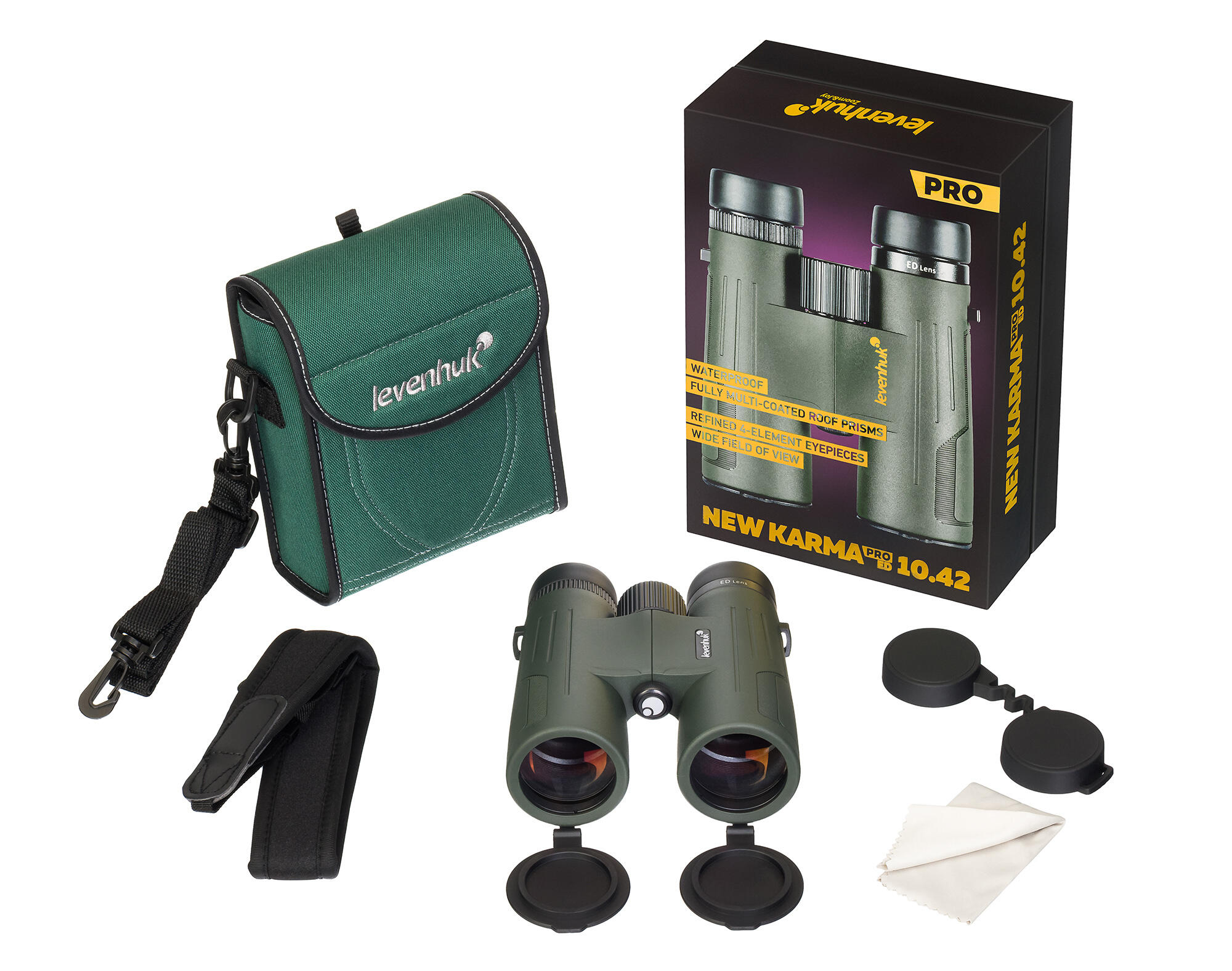 Jumelles Levenhuk New Karma PRO ED 10x42 4/7