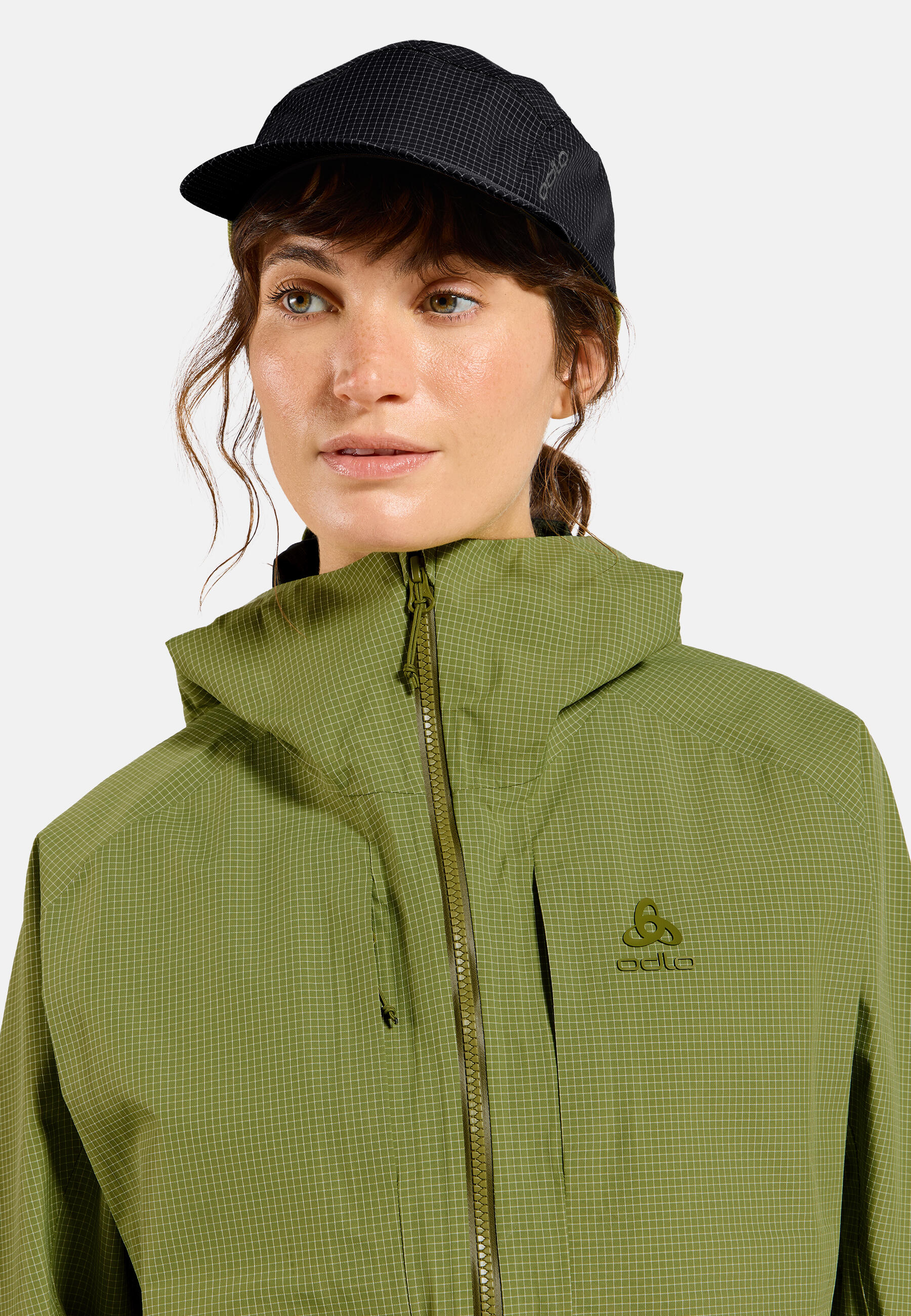 Czapka UNI ODLO Cap PERFORMANCE WATERPROOF GRAPHIC czarna 3/7