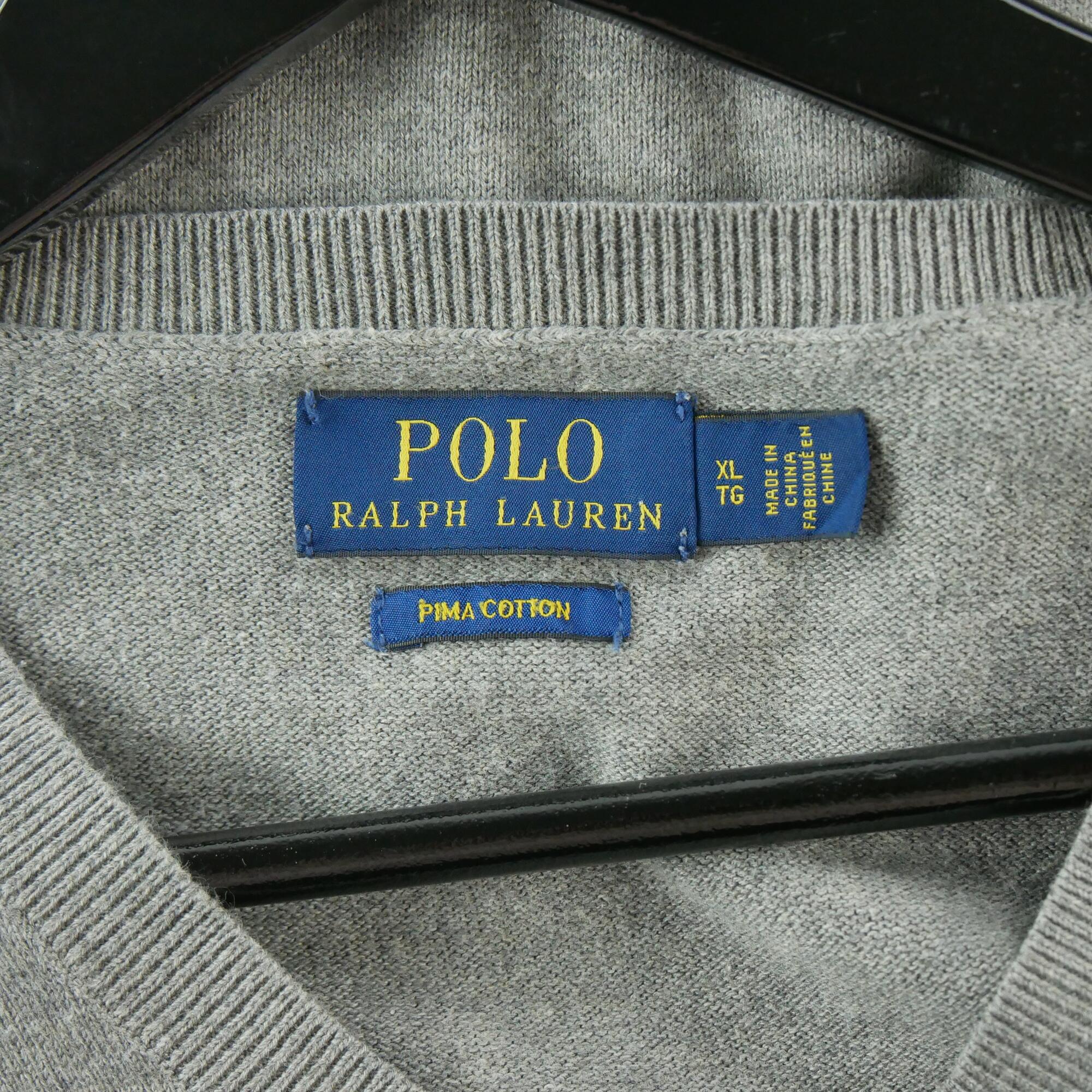 Second hand - Maglione Uomo Cotone Pima Grigio - Stato eccellente 5/6