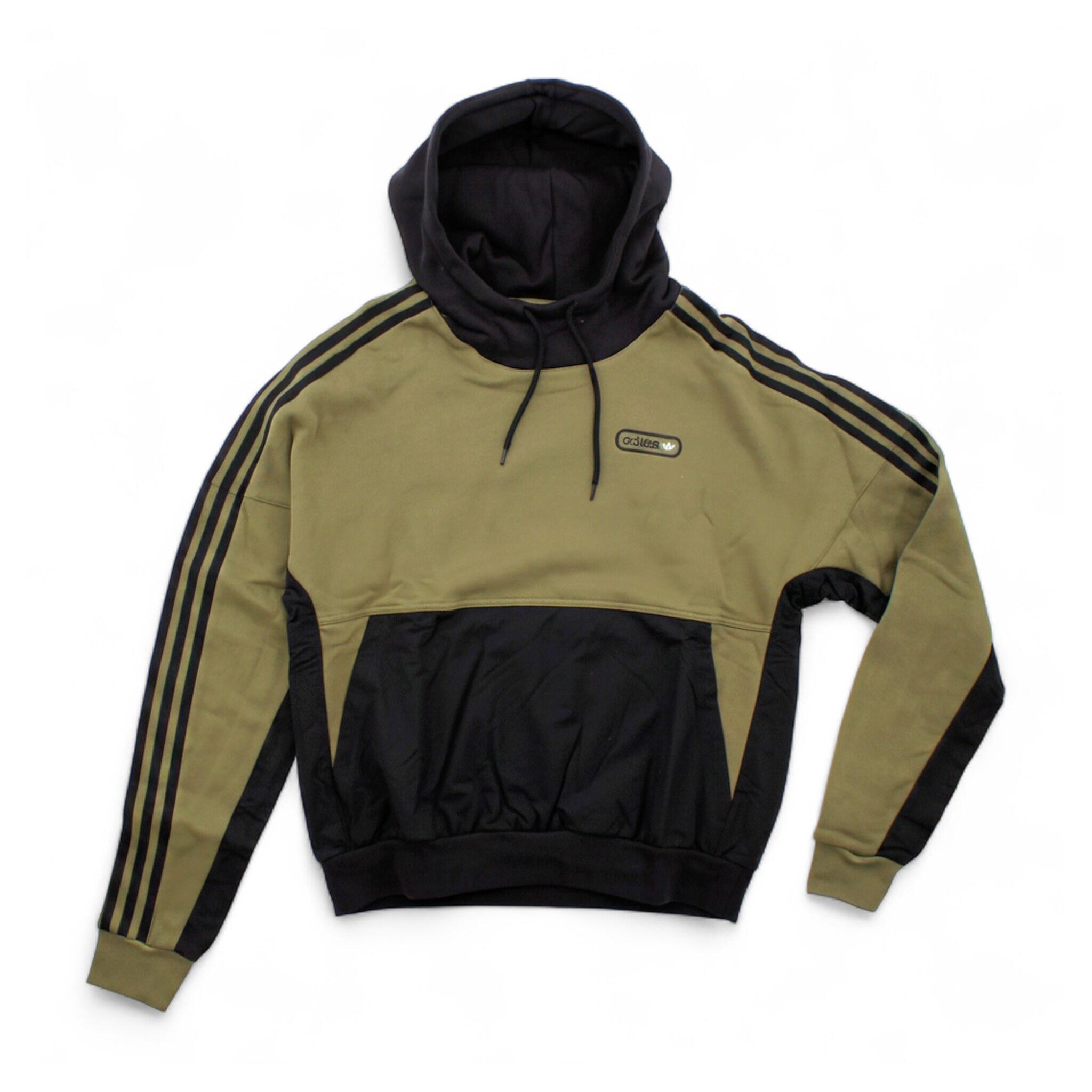 Hoodie Material Mix in Blau 2/3