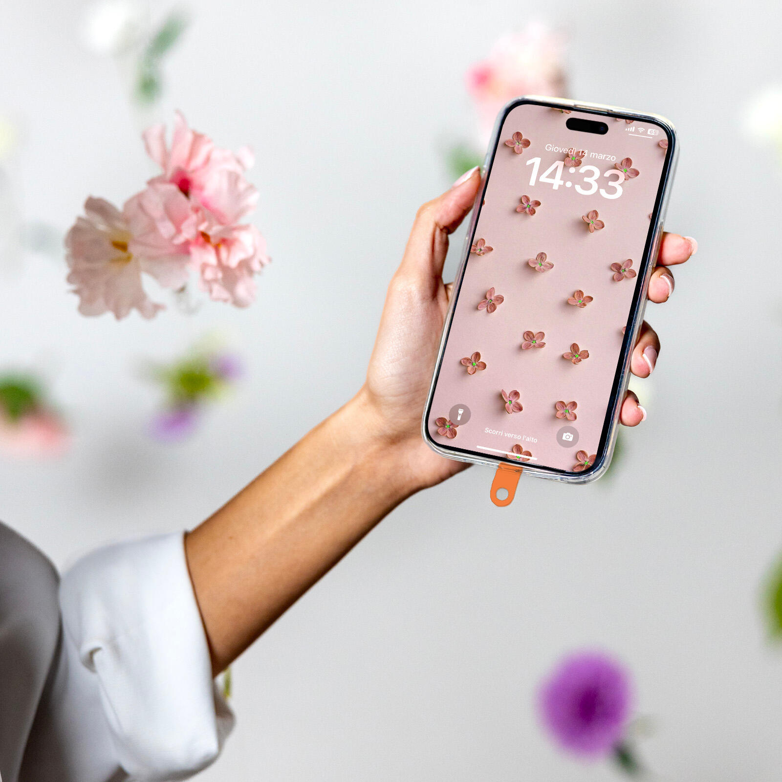 Coco - Braccialetto per smartphone a fiori 5/7