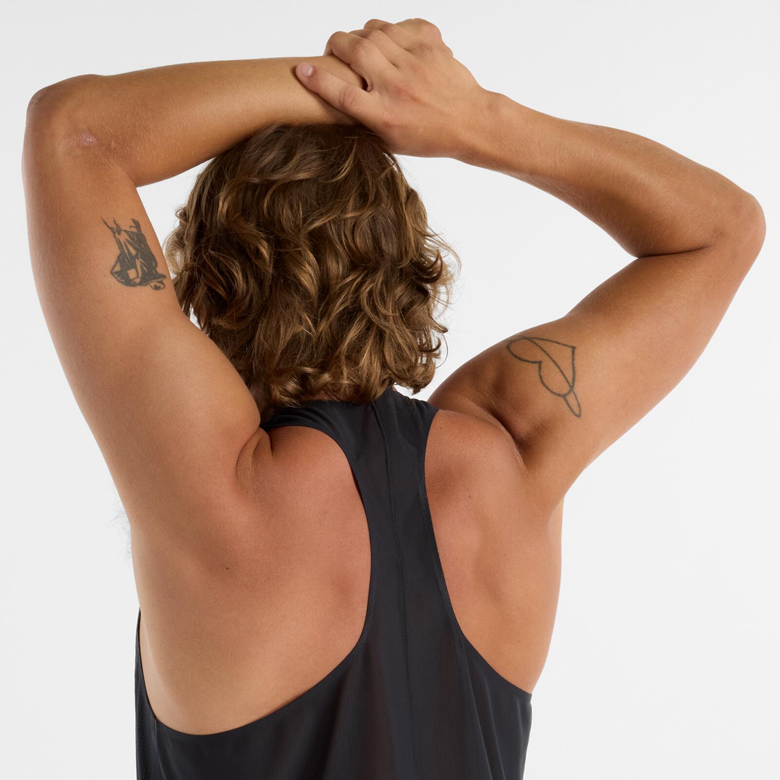 New Balance Race Day Ultra Light Tank Top Black Men's 7/7