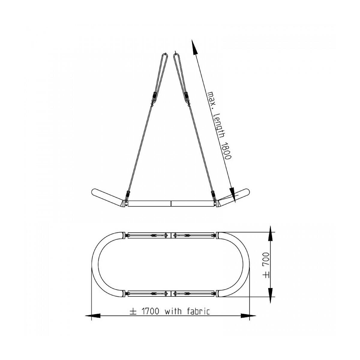 AXI Siege Balancoire nid ovale Roxy 70x100cm 2/2