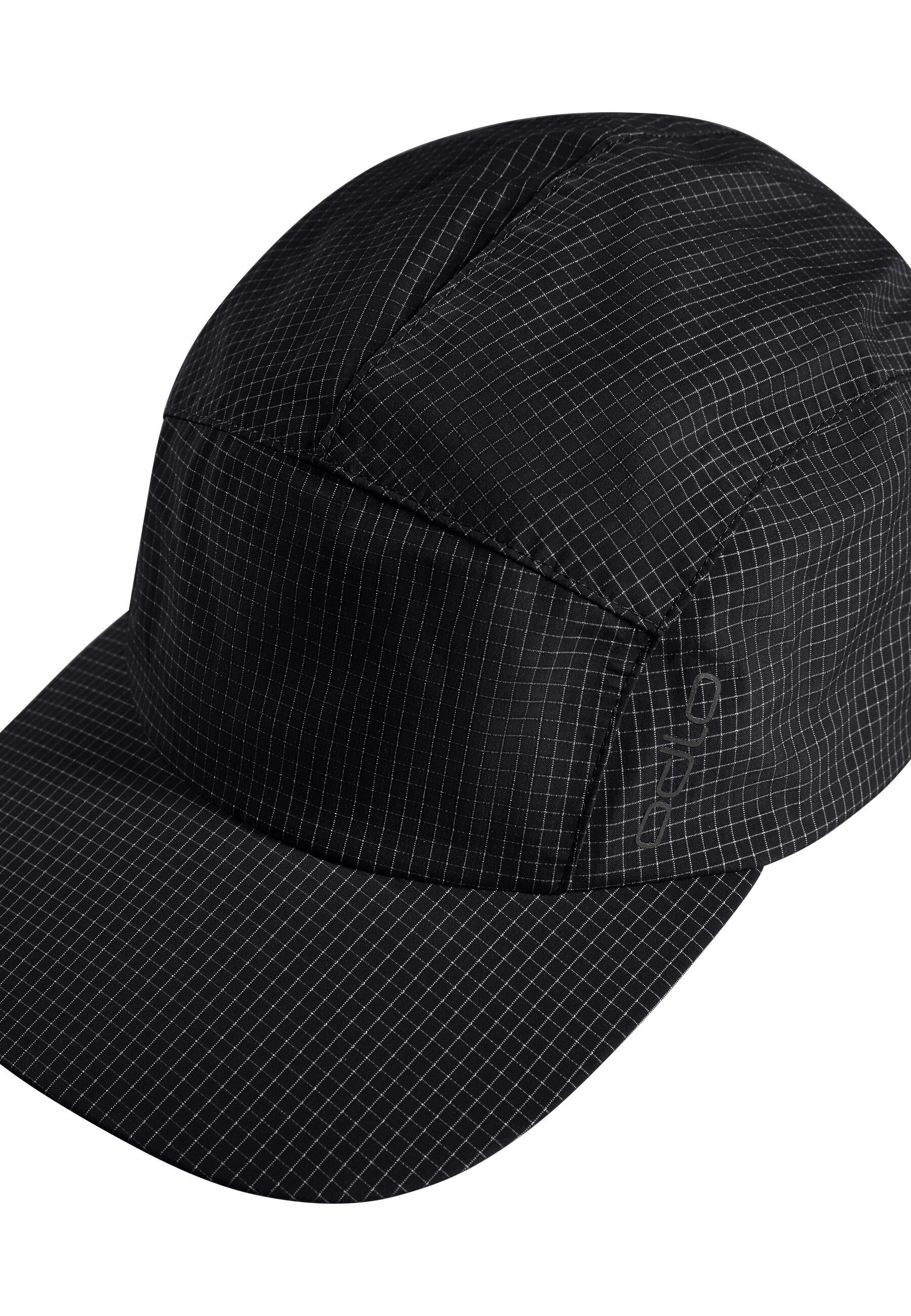 Czapka UNI ODLO Cap PERFORMANCE WATERPROOF GRAPHIC czarna 7/7