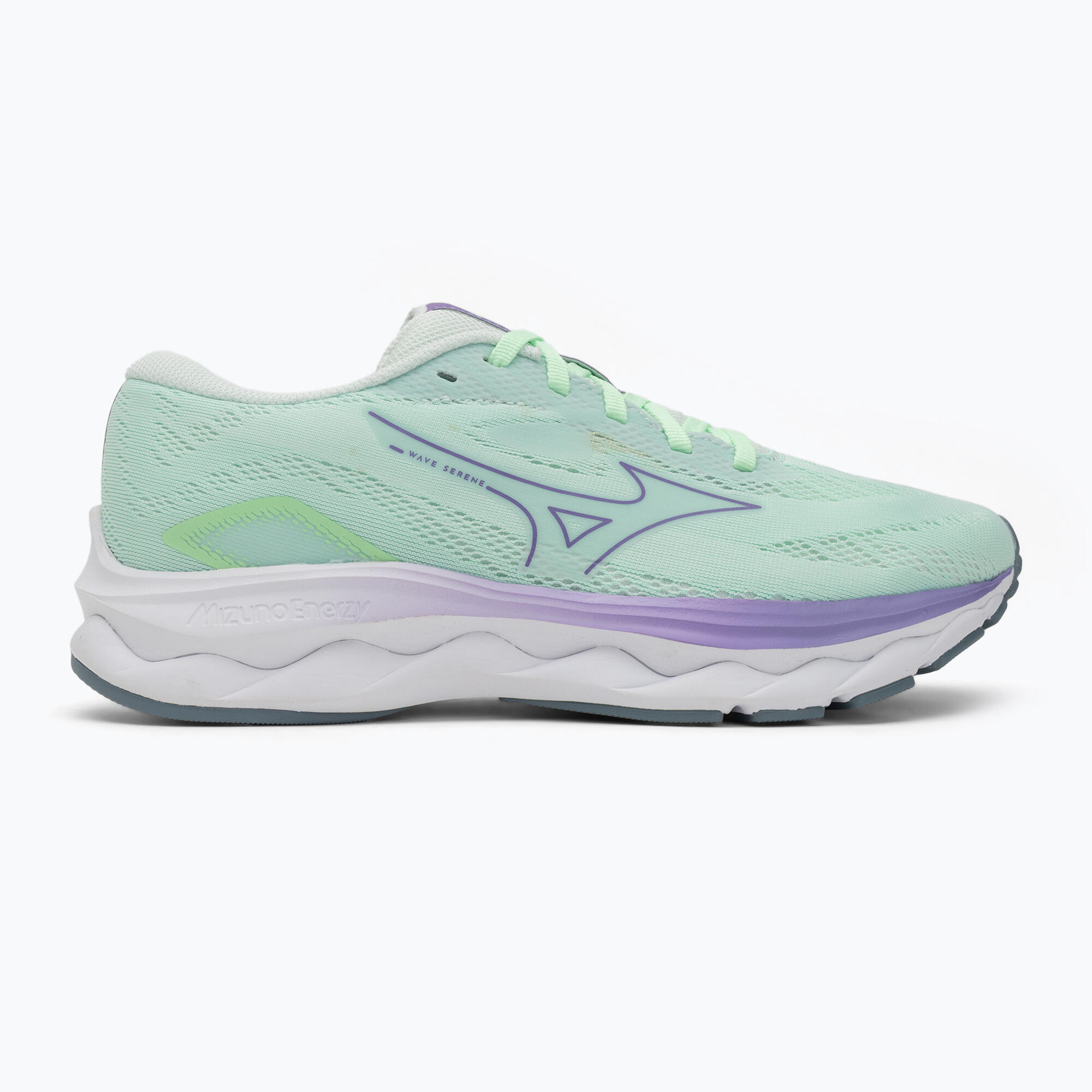 Buty do biegania damskie Mizuno Wave Serene neo mint/paisley purple/citadel 2/7