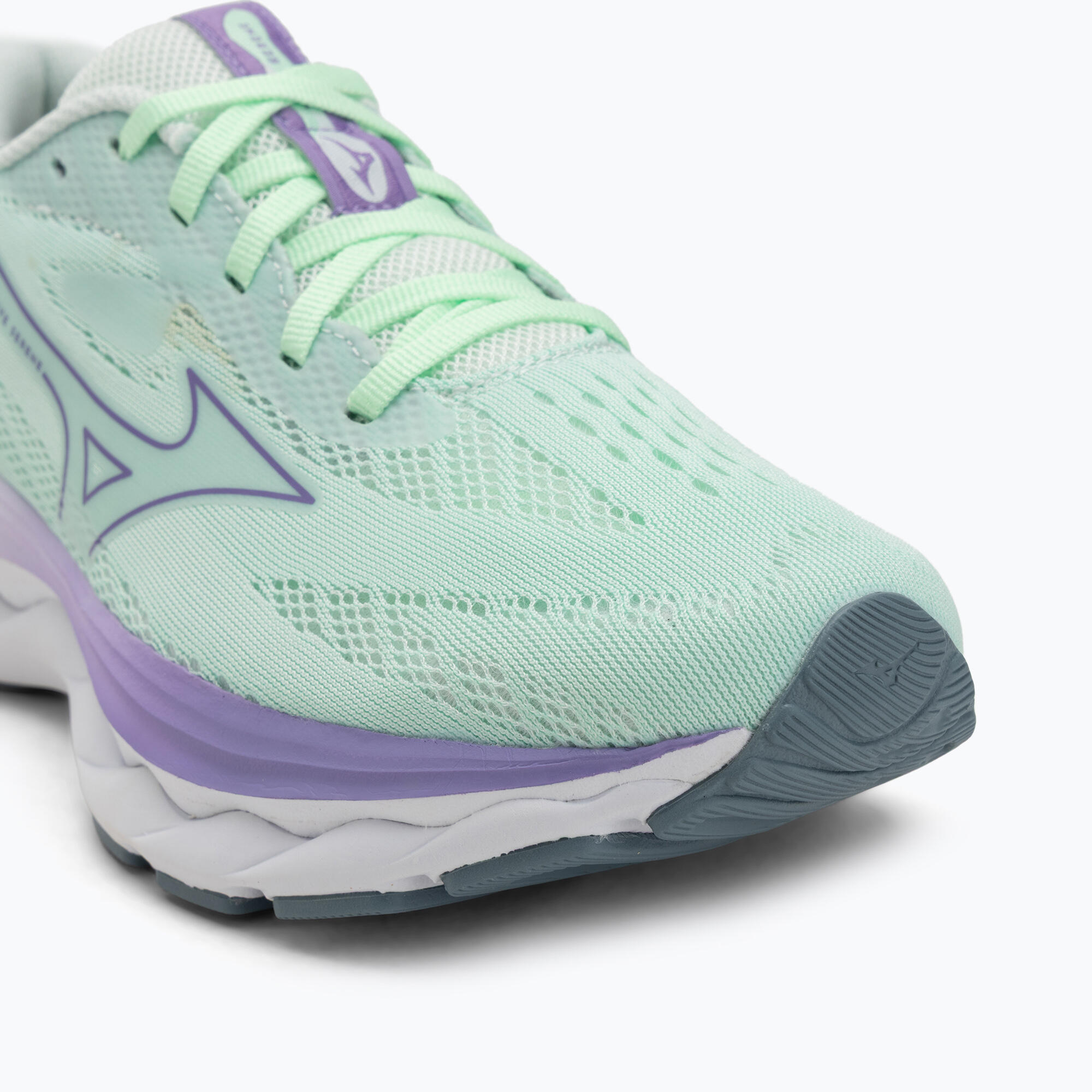 Buty do biegania damskie Mizuno Wave Serene neo mint/paisley purple/citadel 7/7