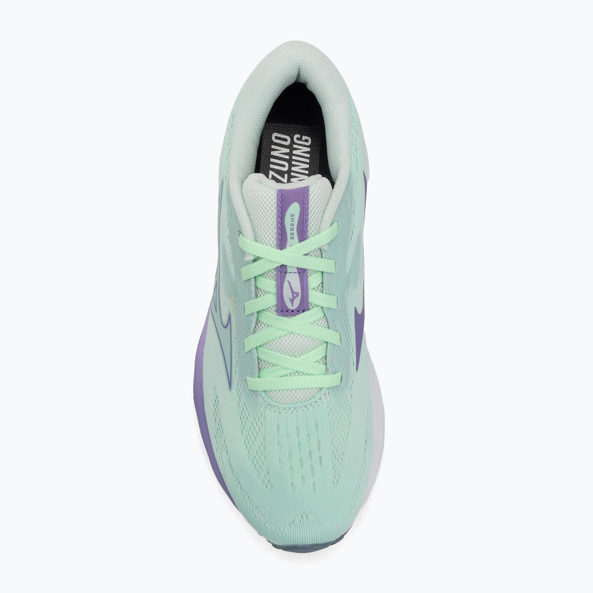 Buty do biegania damskie Mizuno Wave Serene neo mint/paisley purple/citadel 5/7