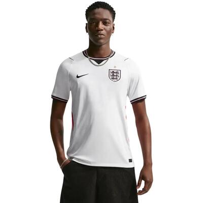 Nike engeland thuis shirt 2026 kortarm dri-fit, wit