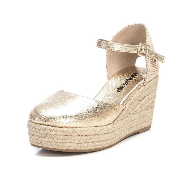 Keilschuhe Damen Refresh  Metallisch 3/4