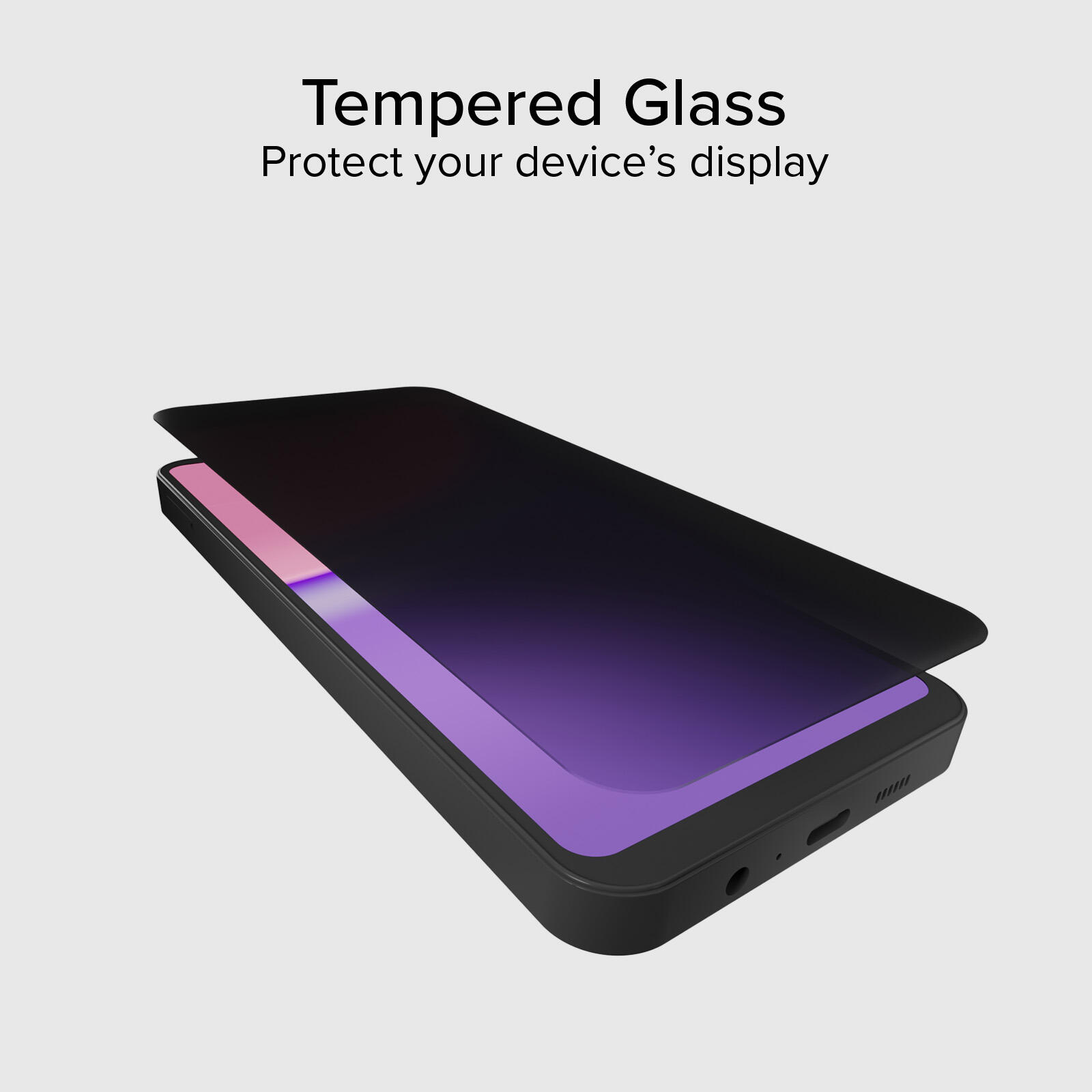 Protection d'écran en verre Full Cover Privacy pour Samsung A15 3/7