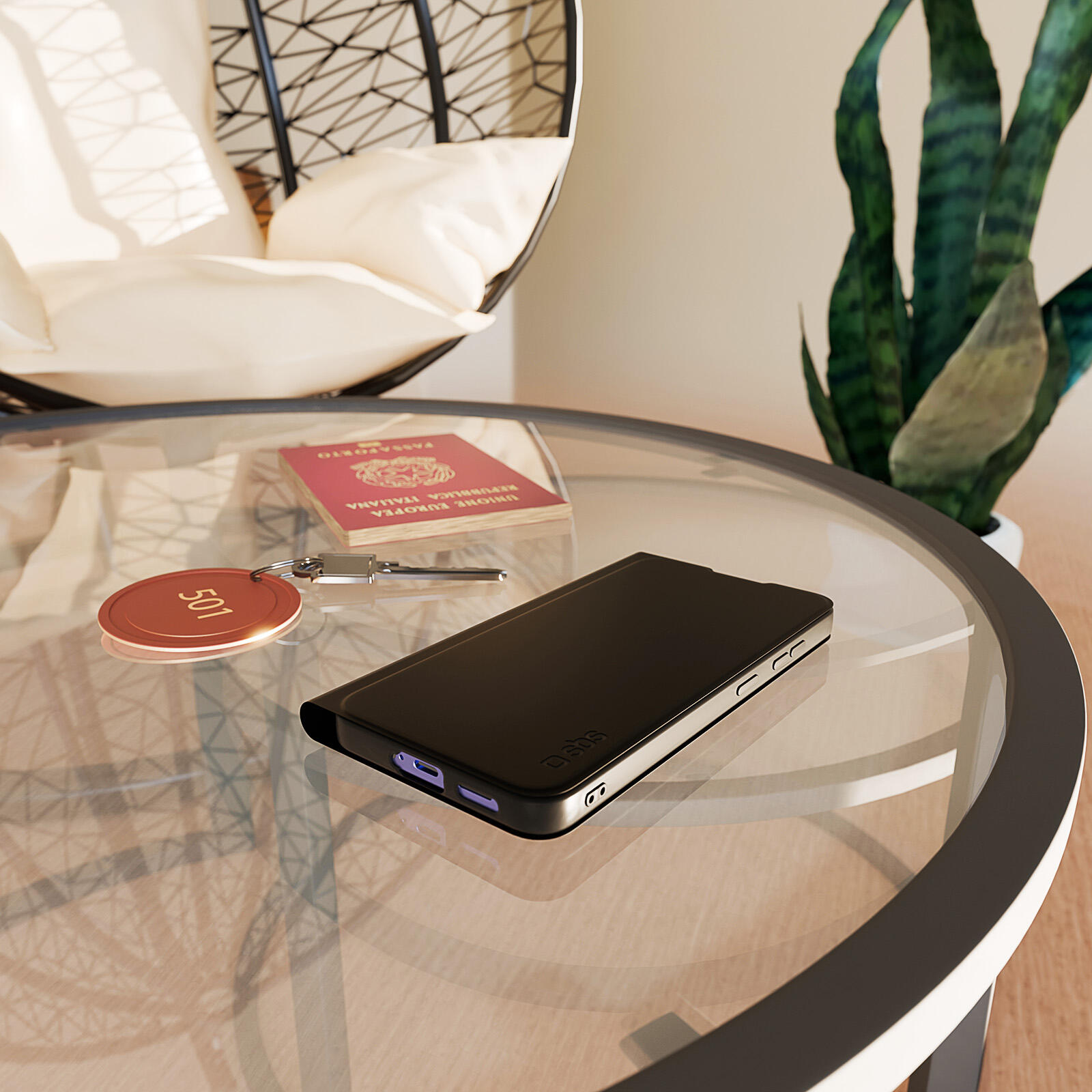 Étui portefeuille pour Samsung Galaxy S25 7/7