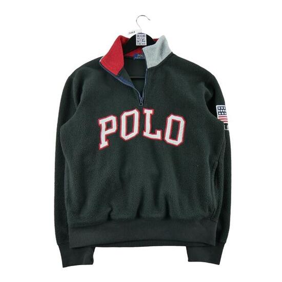 Seconde vie - Pull polaire Homme USA Flag Noir - Excellent