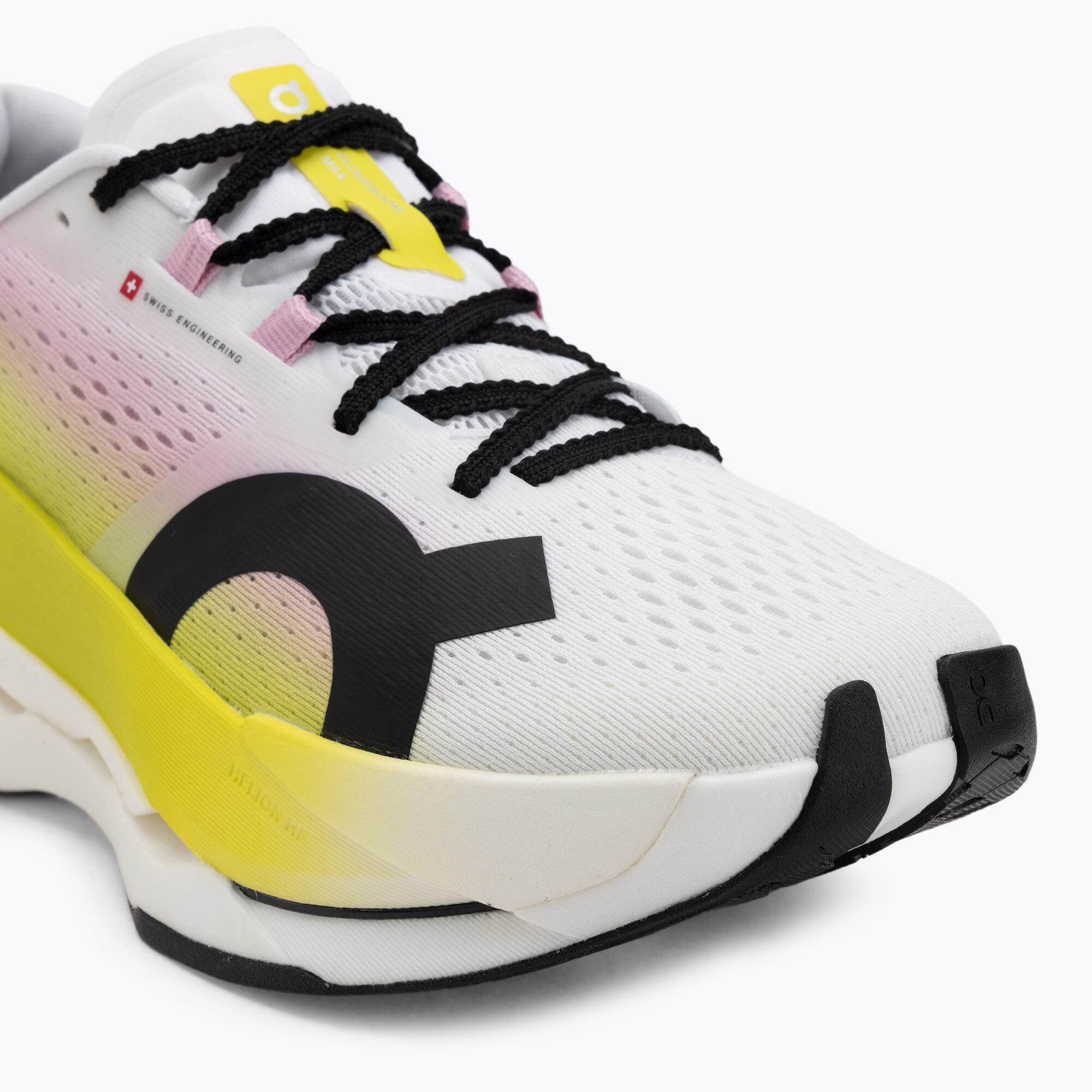 Buty do biegania damskie On Cloudboom Max lime/raspberry 7/7